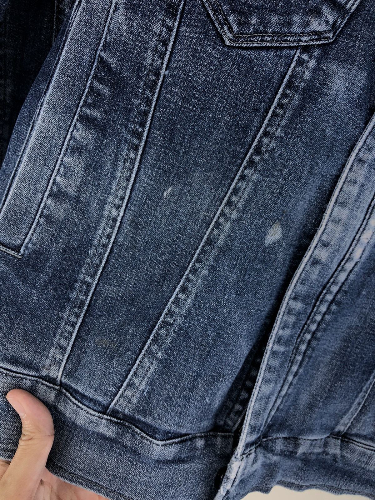 Japanese Brand Vintage Burtle Distressed Denim Workwear Jacket Size US L / EU 52-54 / 3 - 15 Thumbnail