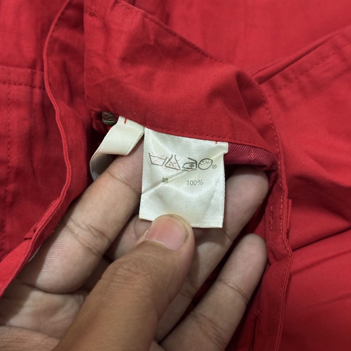Issey Miyake Issey Miyake Issey Sport Red Pants Size US 27 - 6 Thumbnail