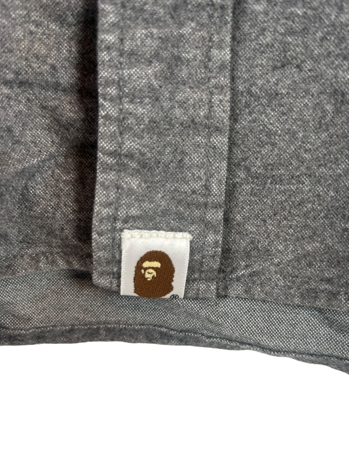 Bape Bape Wool Button Up Shirt Size US L / EU 52-54 / 3 - 8 Thumbnail