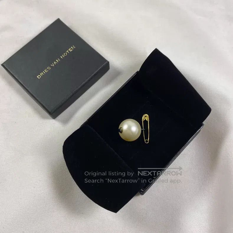 Dries Van Noten dries van noten Pearl brooch Size ONE SIZE - 1 Thumbnail