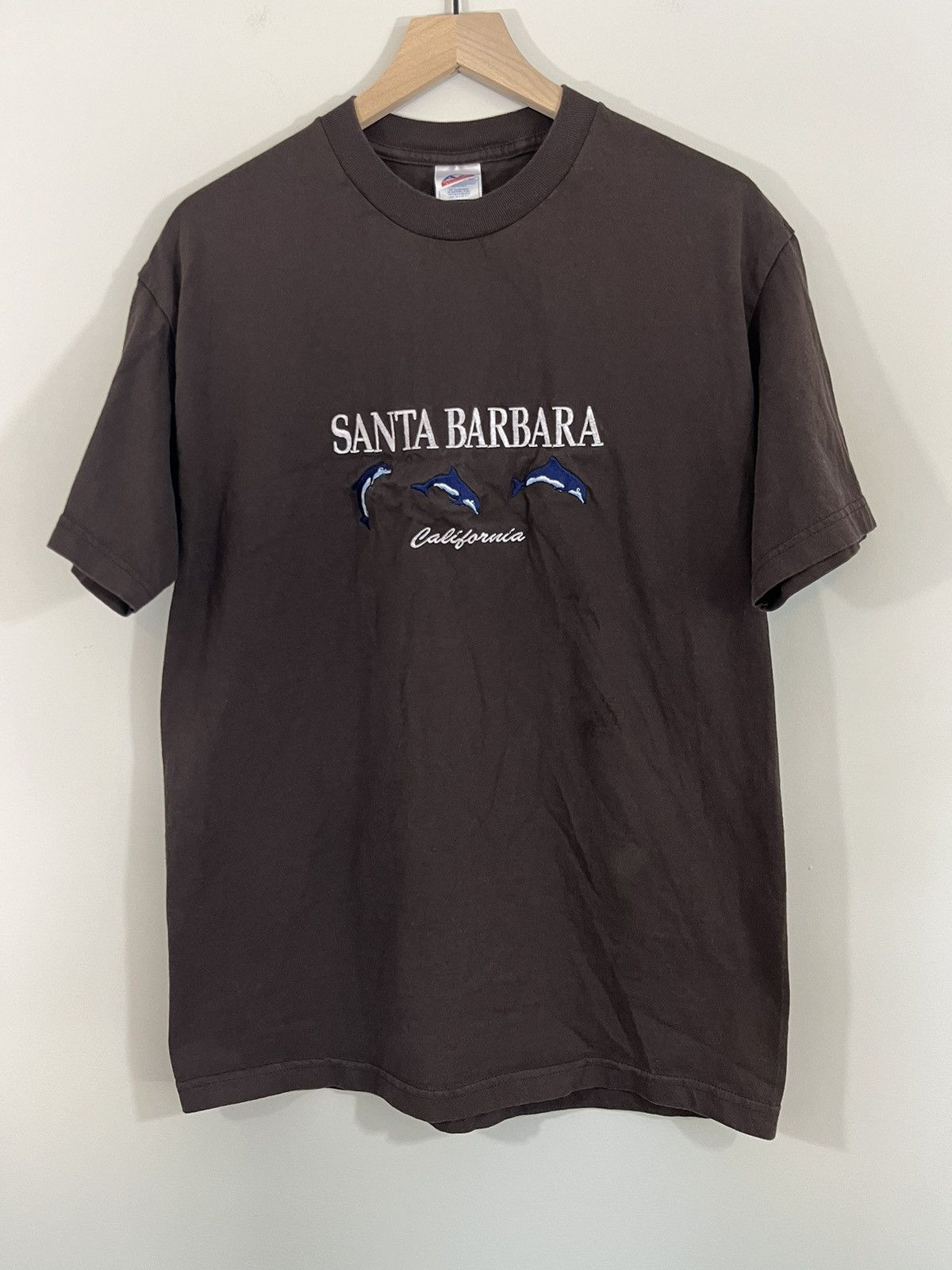 Vintage Santa Barbara California Embroidered Tee Size US L / EU 52-54 / 3 - 2 Thumbnail