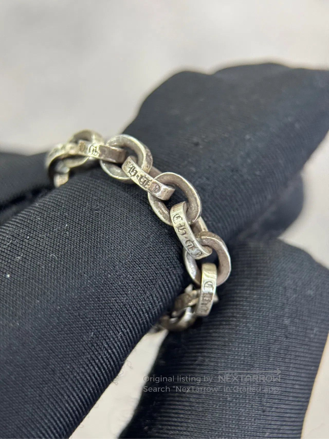Chrome Hearts CHROME HEARTS Chain Link Ring| Size ONE SIZE - 2 Thumbnail