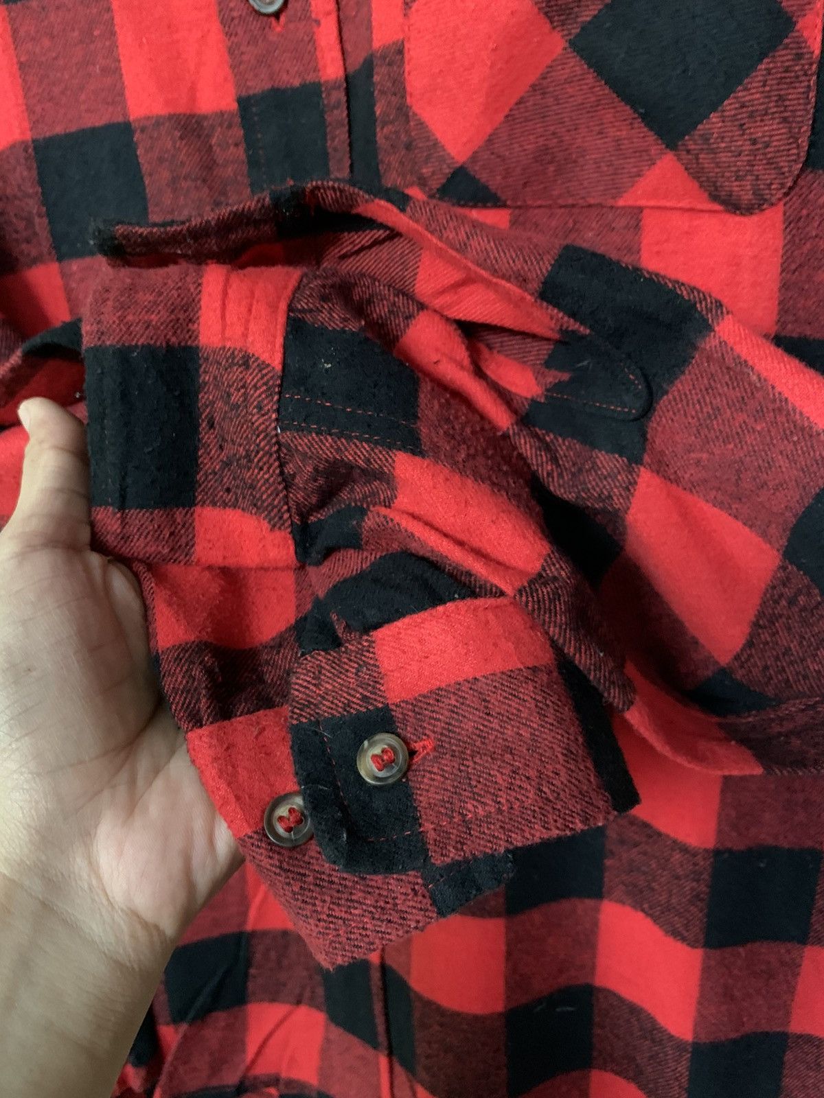 Tete Homme 🐍 Tete Homme Plaid Flannel Shirt Size US L / EU 52-54 / 3 - 4 Thumbnail