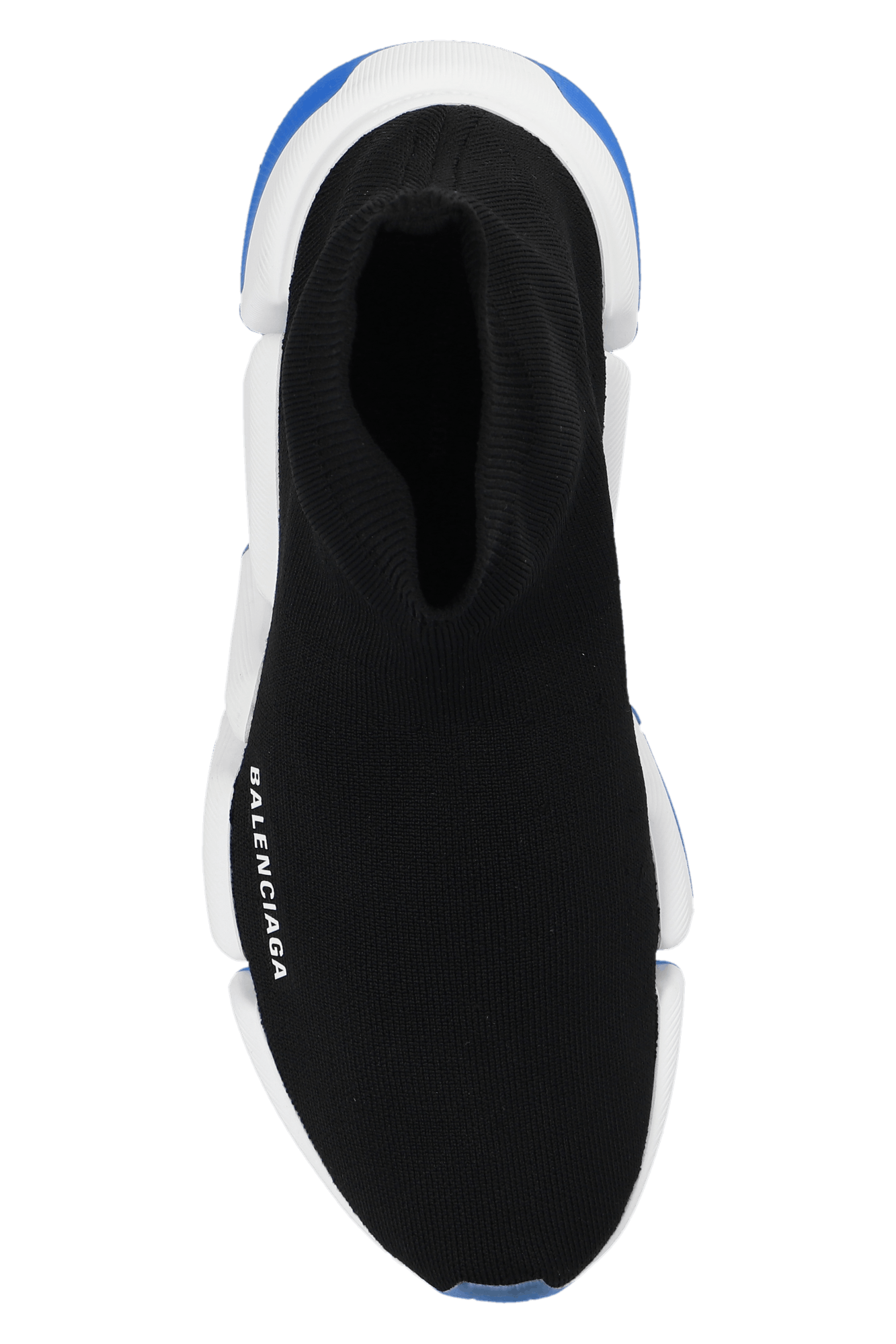Balenciaga o1bcso1str1024 Speed 2.0 Recycled Knit Sneaker Black/White Size US 7 / IT 37 - 6 Thumbnail