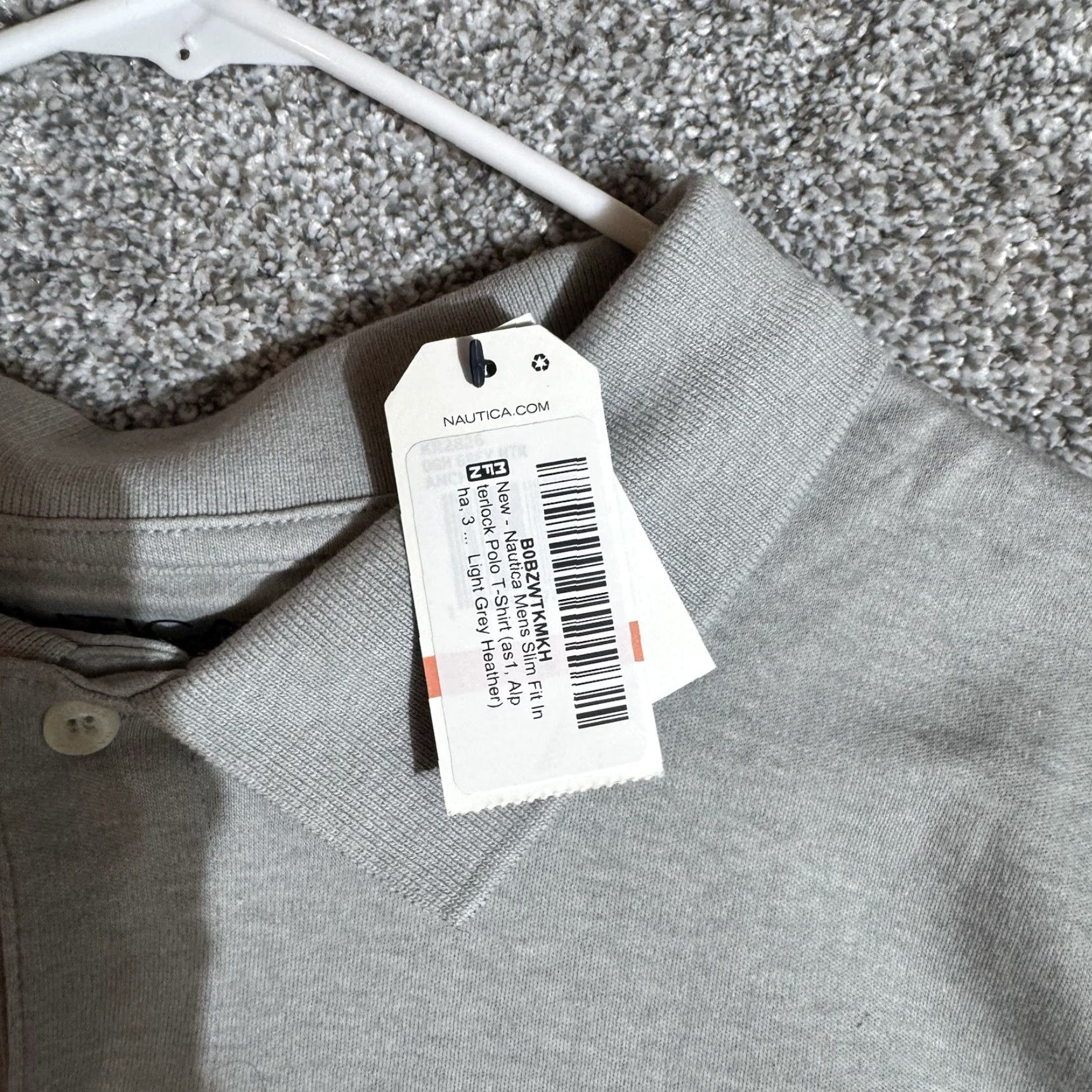 Nautica **Nautica Mens Preppy Polo Shirt Size 3XL Slim Fit Heathered** User: **Nautica Mens Preppy Polo Shirt Size 3XL Slim Fit Heathered** Size US XXL / EU 58 / 5 - 5 Thumbnail