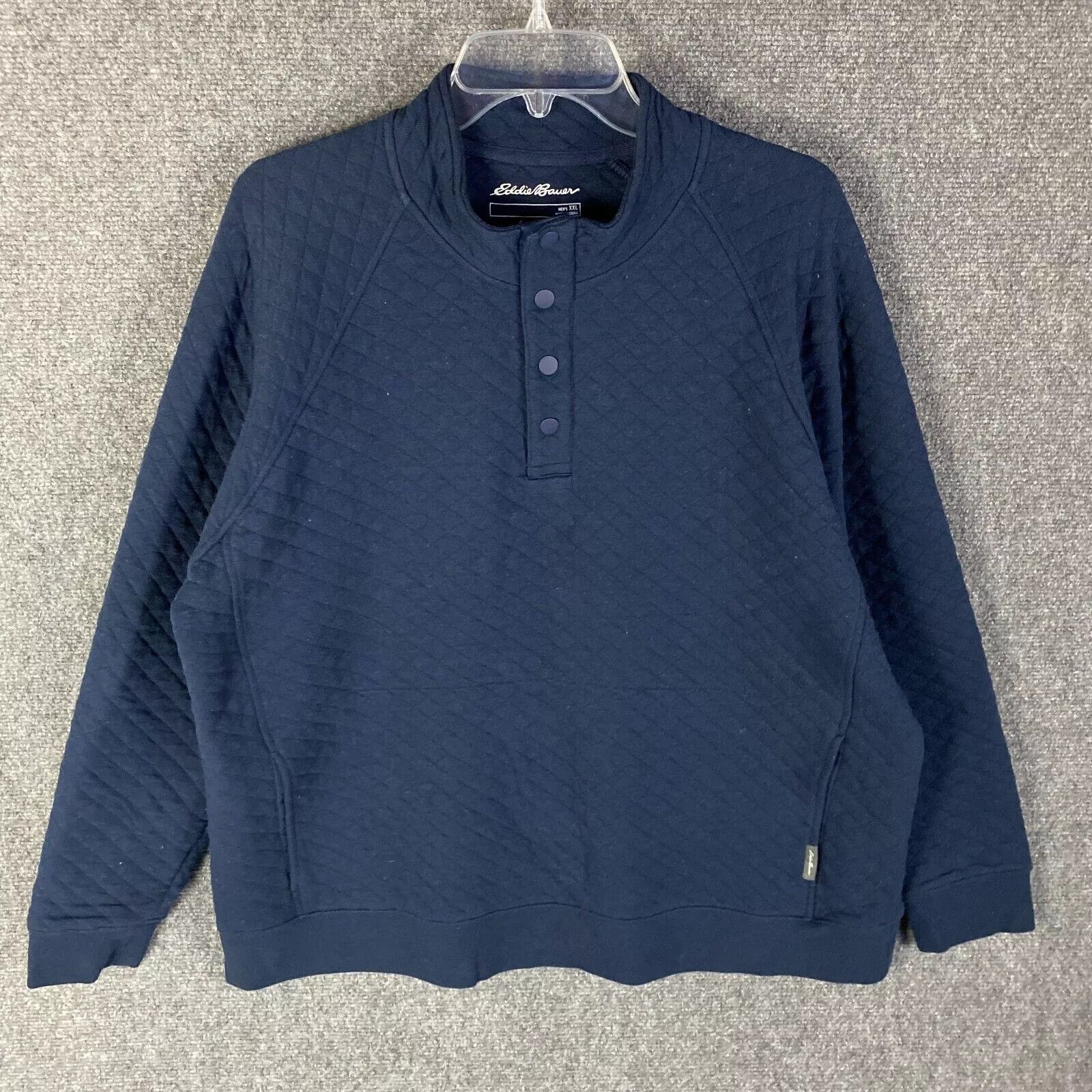 Eddie Bauer Eddie Bauer Fleece Men's XXL 2XL Henley Snap Cotton Size US XXL / EU 58 / 5 - 1 Thumbnail