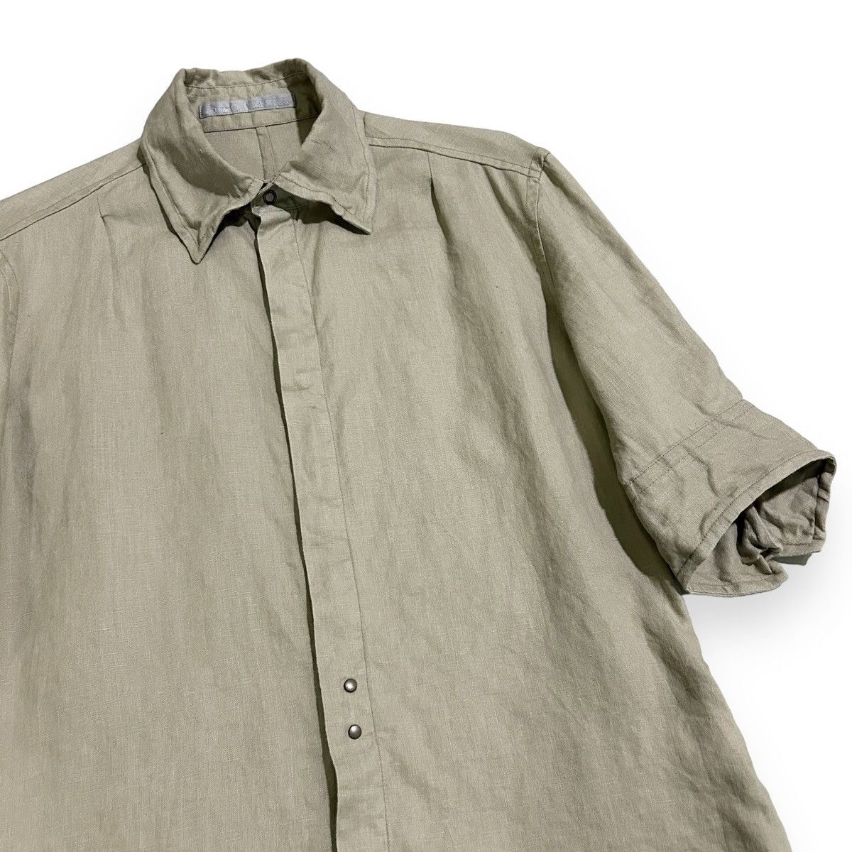 FranCisT MOR.K.S 1990s Francisf Mor.K.S - Beige Work Shirt Size US M / EU 48-50 / 2 - 5 Thumbnail