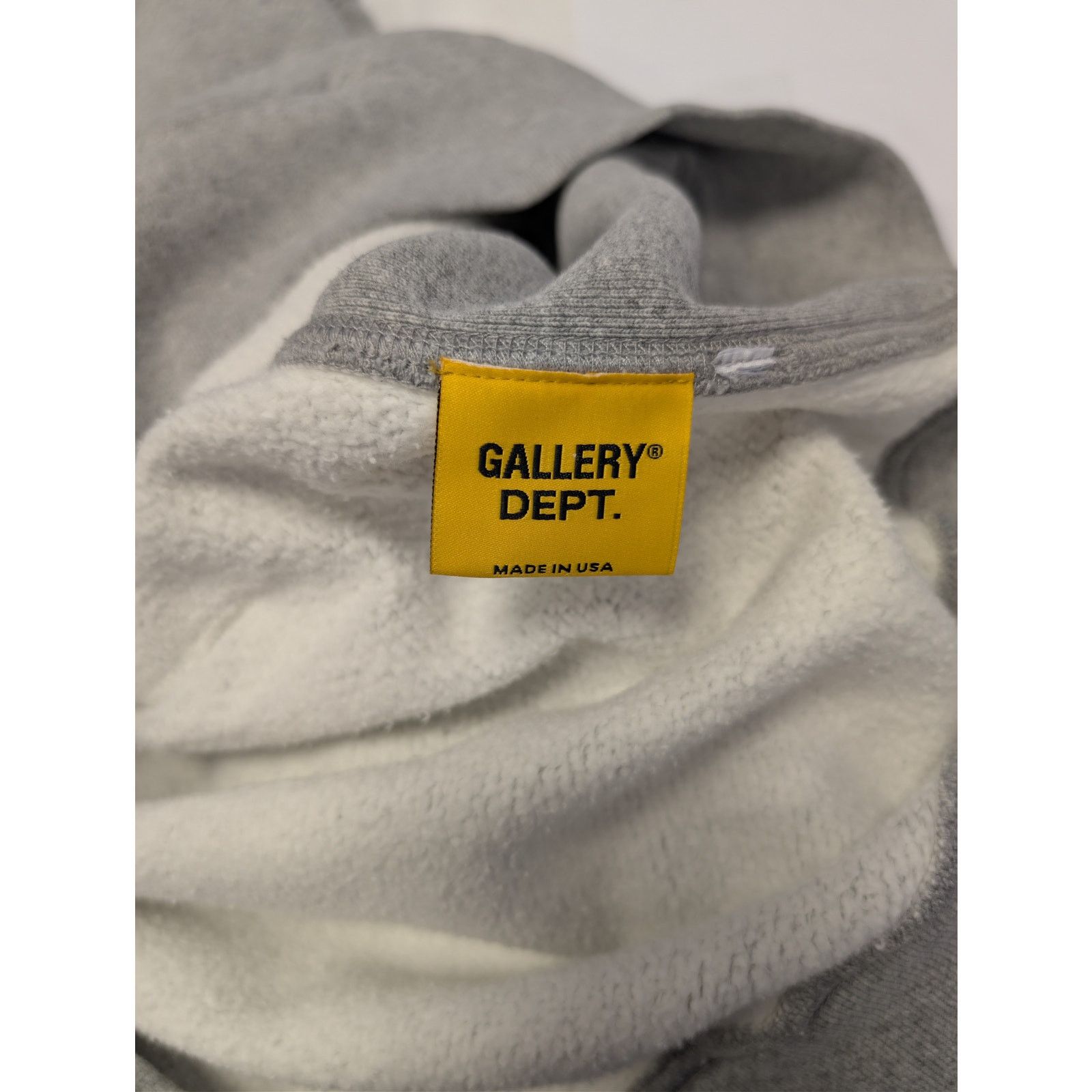 Gallery Dept. o1rshd1 Center Logo-Print Hoodie in Heather Grey Size US XXL / EU 58 / 5 - 17 Thumbnail