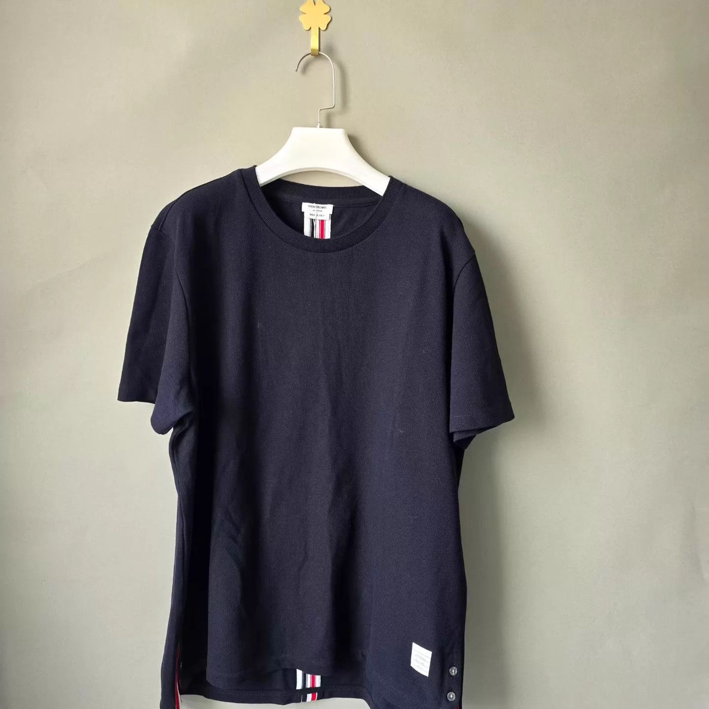 Thom Browne Thom Browne Black Stripe Short Sleeve 4 Size US XL / EU 56 / 4 - 1 Thumbnail