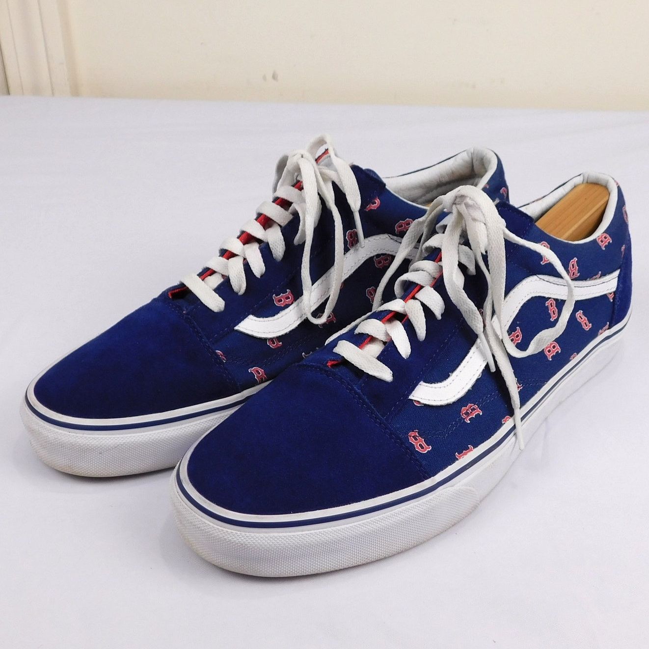 Vans Vans Old Skool Boston Red Sox Sneakers Mens Size 11.5 Size US 11.5 / EU 44-45 - 1 Thumbnail