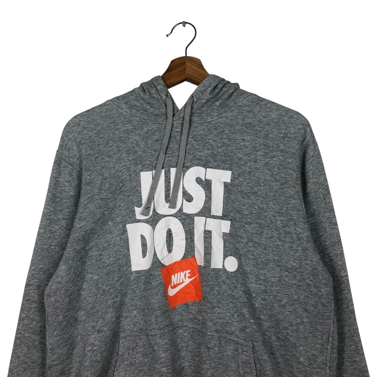 Nike 📌Nike Just Do It Big Swoosh Hoodie Pull Over Size US L / EU 52-54 / 3 - 14 Thumbnail