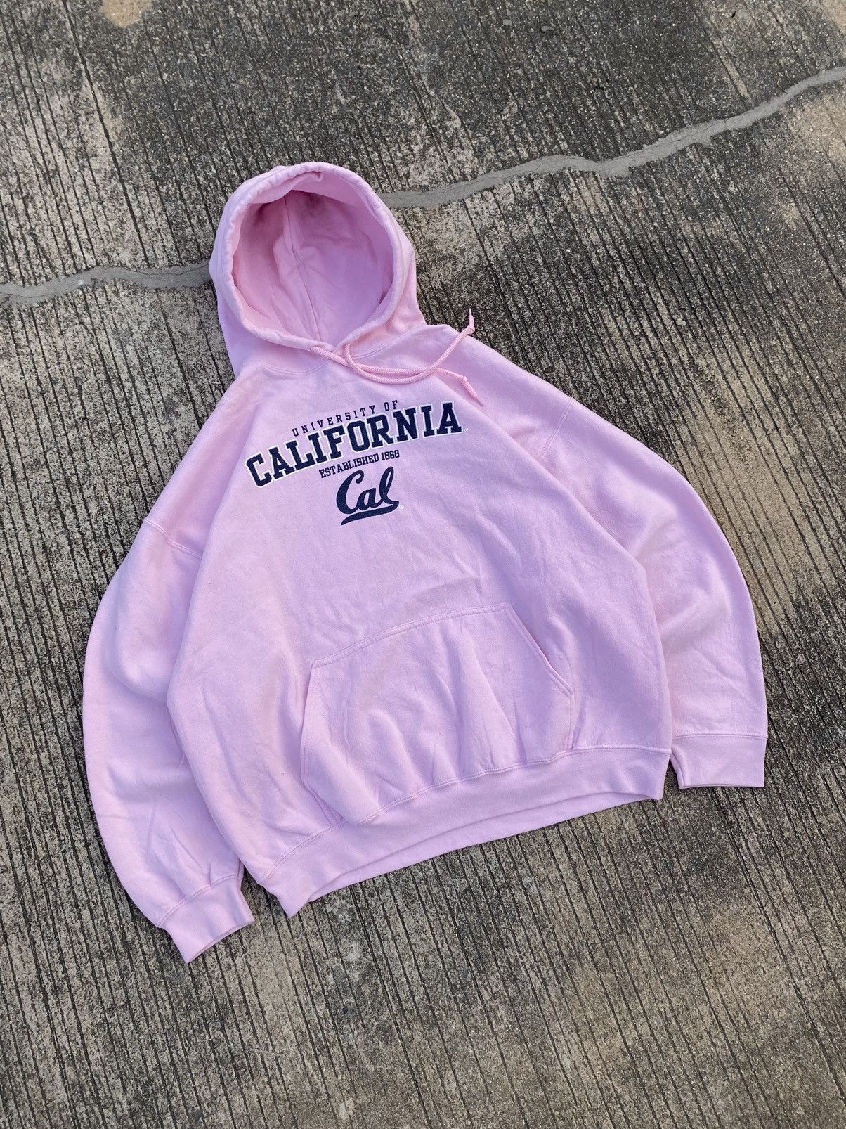 Russell Athletic Vintage Gildan Pink “CA” Hoodie Size US XL / EU 56 / 4 - 2 Thumbnail