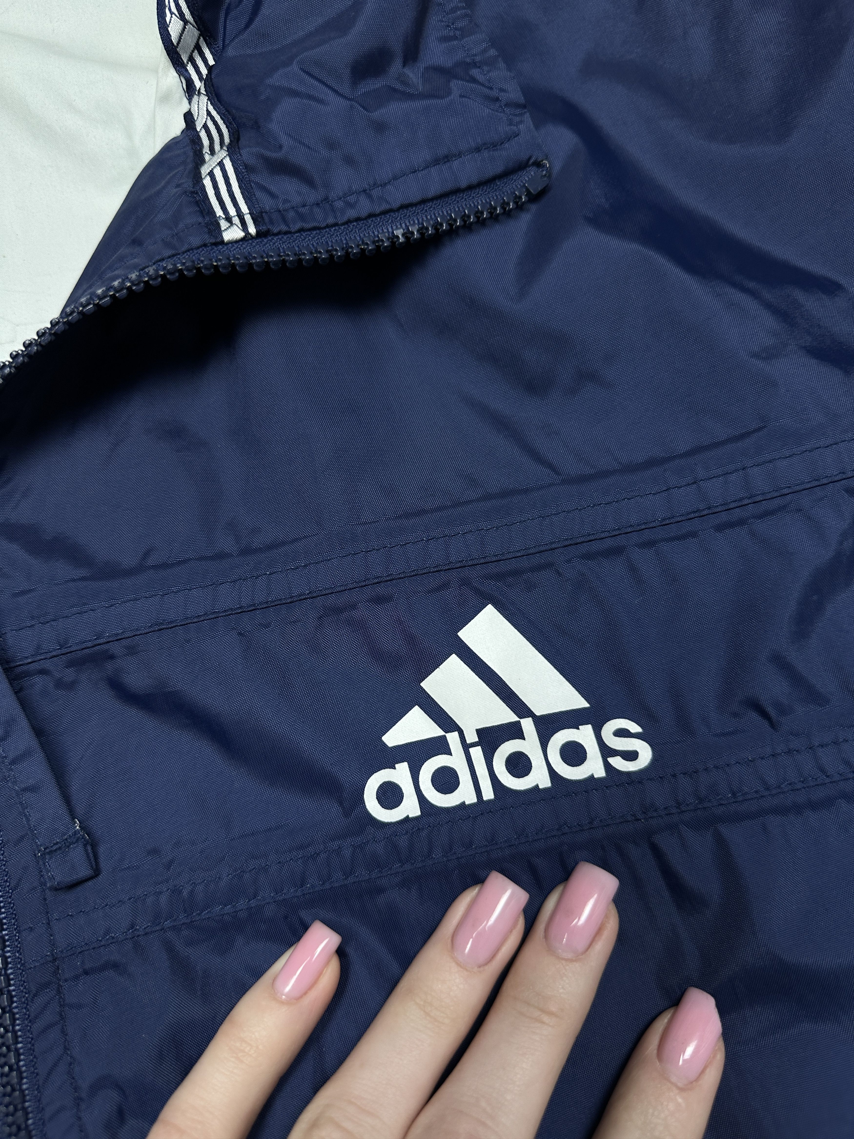 Adidas Adidas 90s Vintage Mens Nylon Jacket Size US M / EU 48-50 / 2 - 3 Thumbnail