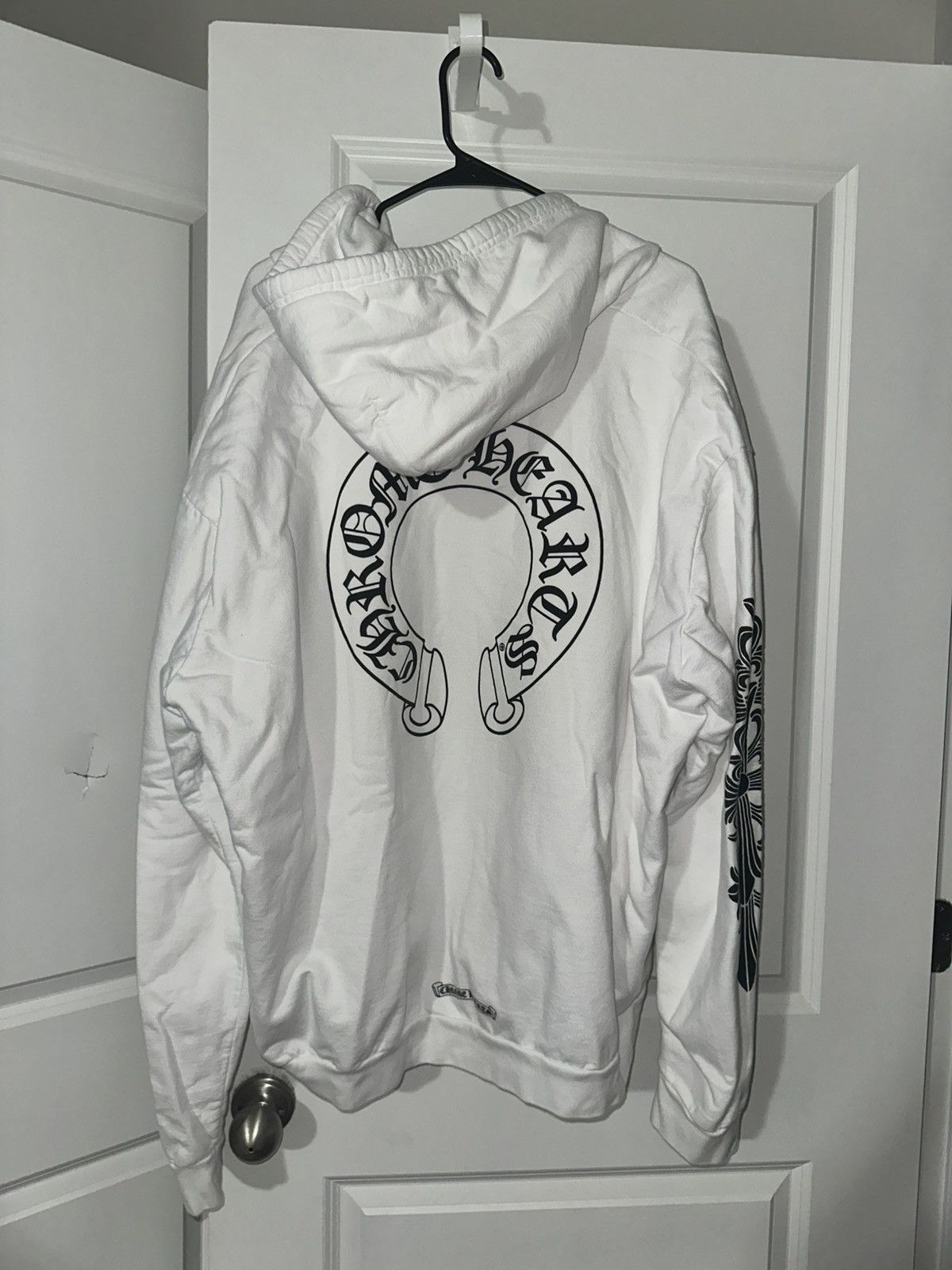 Chrome Hearts White Floral Horseshoe Zip Up Jacket Size US XXL / EU 58 / 5 - 3 Thumbnail