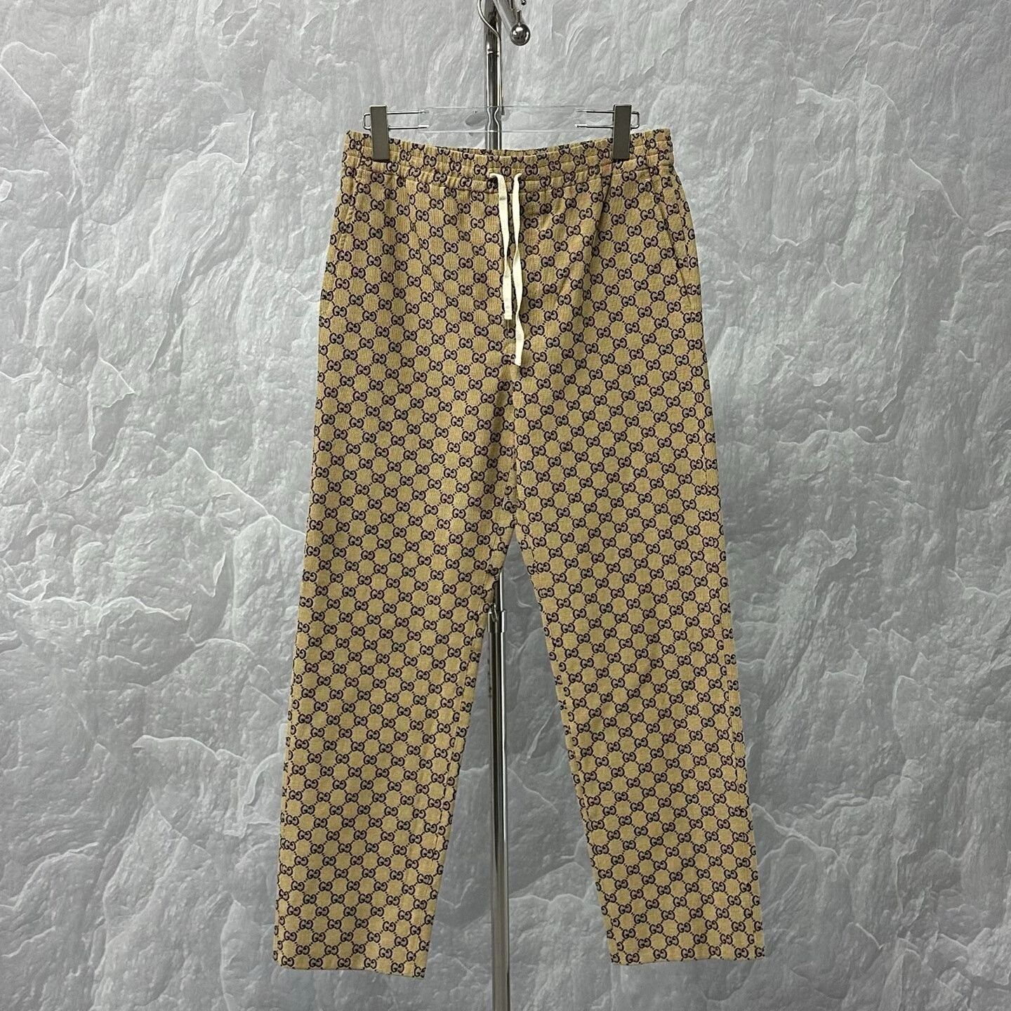 Gucci gucci double g patterned drawstring denim pants Size US 28 / EU 44 - 1 Thumbnail