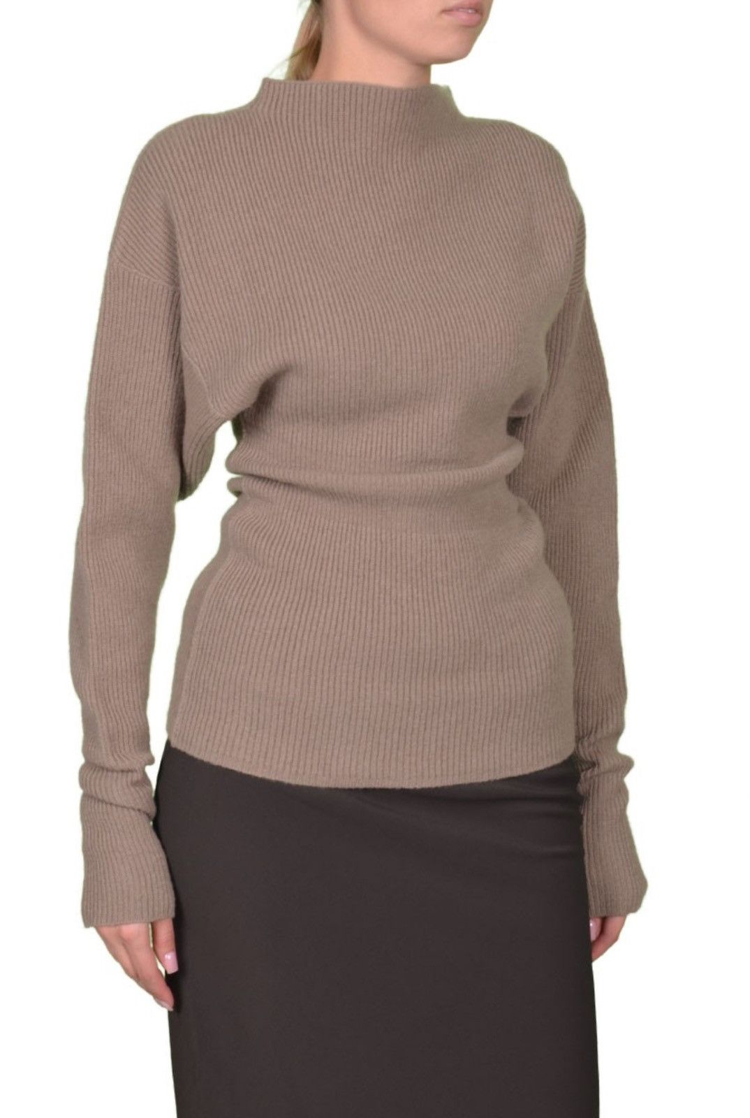 Rick Owens Last Size Rick Owens Knitted Wool Brown Sweater Size S / US 4 / IT 40 - 4 Thumbnail