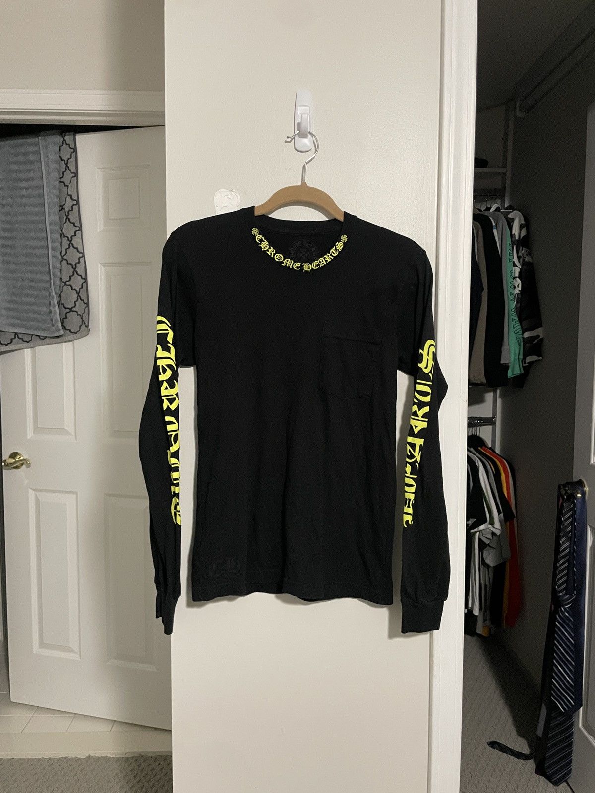 Chrome Hearts neck logo l/s
