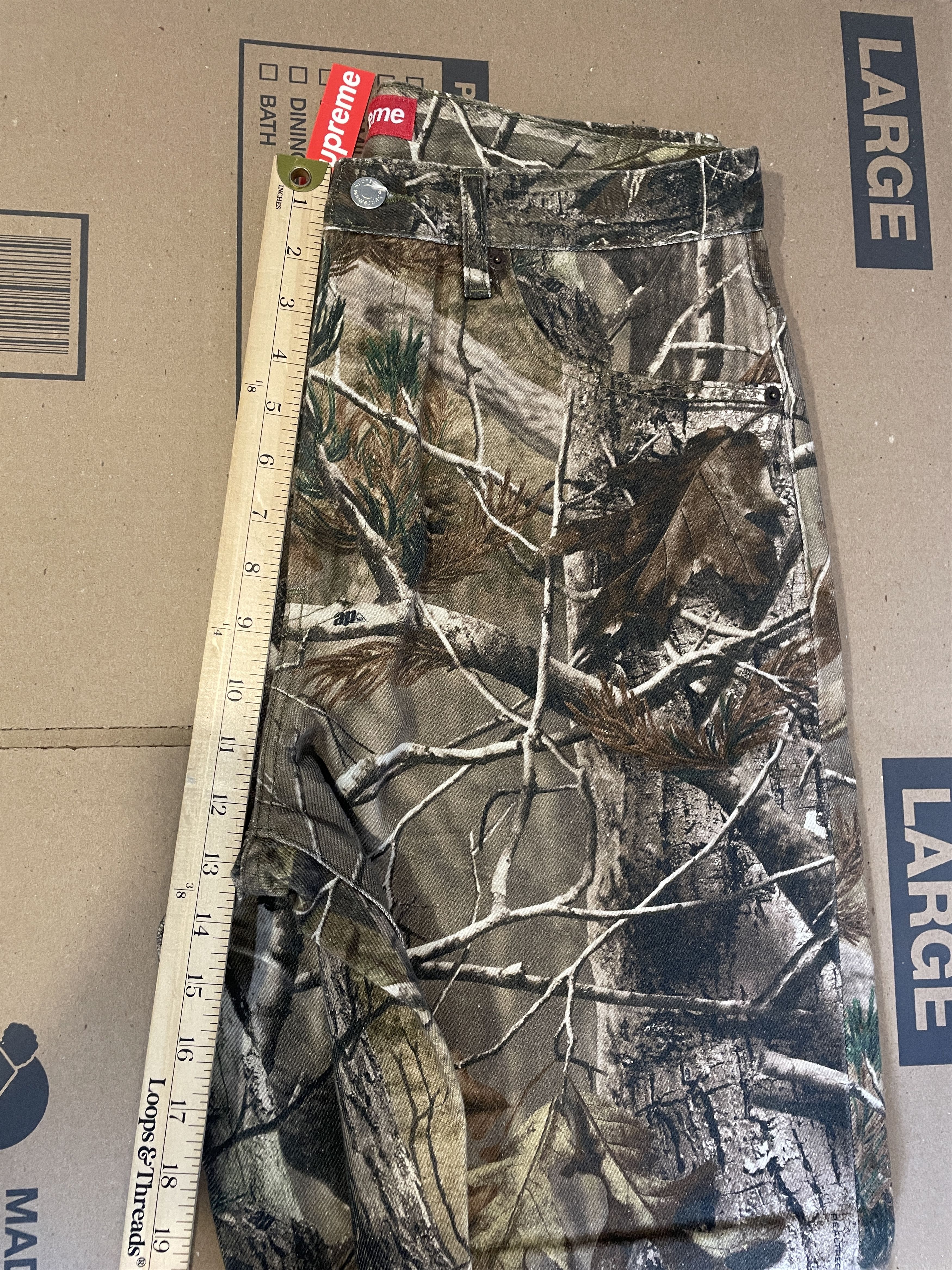 Supreme REAL TREE BAGGY JEAN Size US 30 / EU 46 - 8 Thumbnail