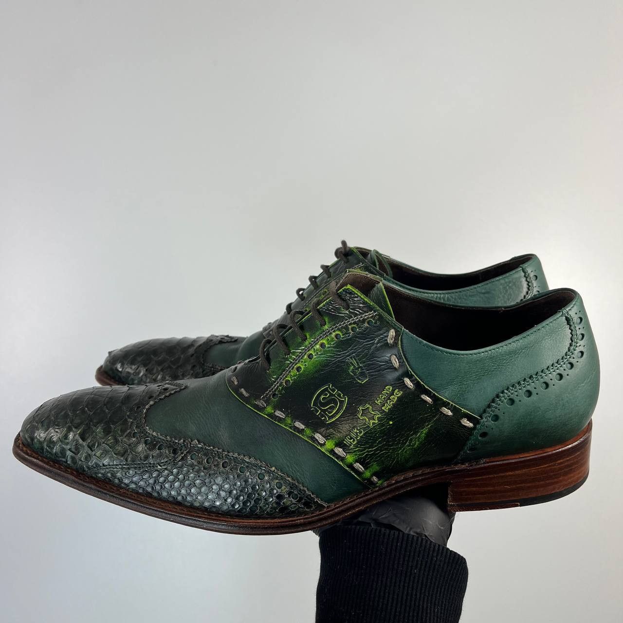 Other Andra Python Leather Oxford Dress Shoes Mens Size 44 Size US 11 / EU 44 - 4 Thumbnail