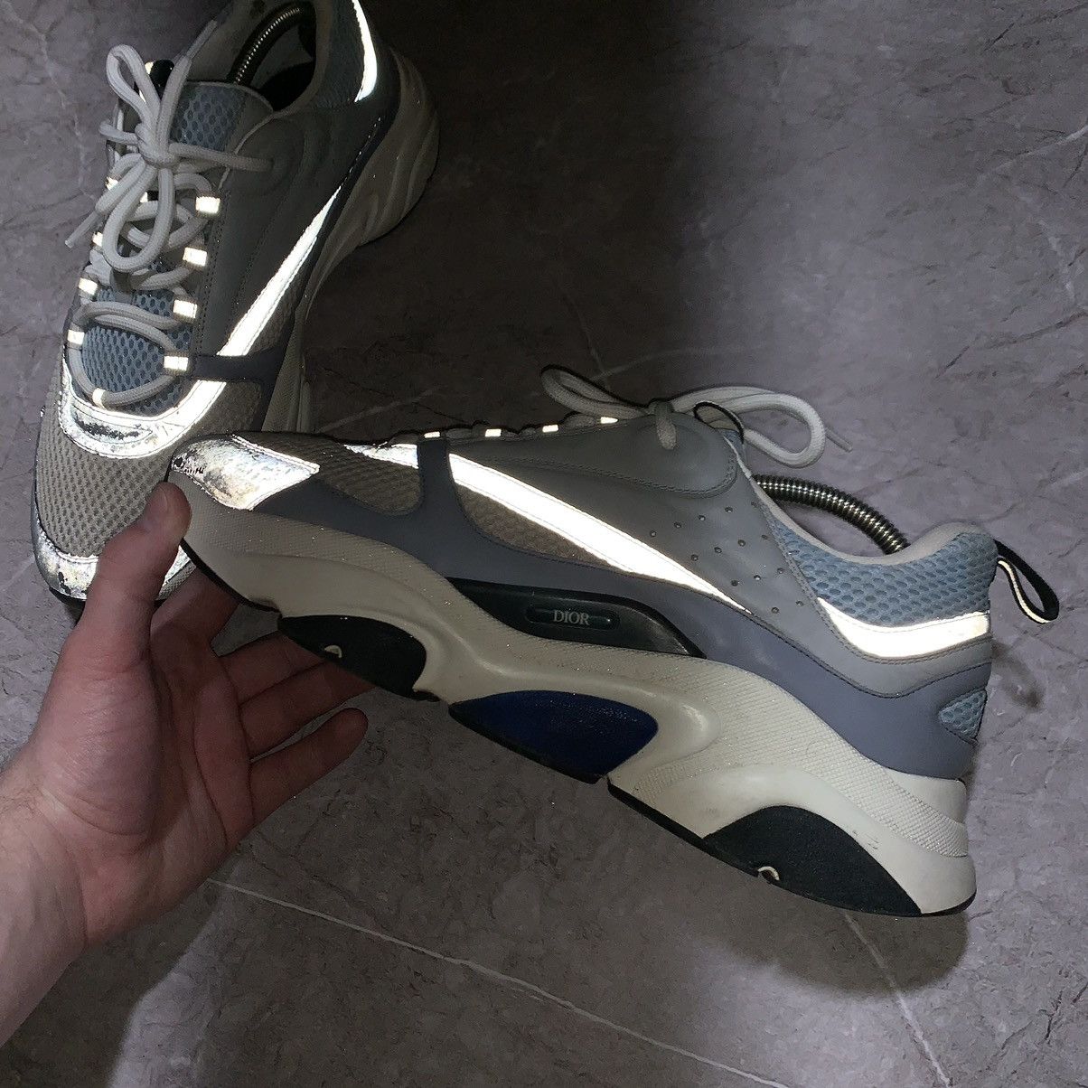 Dior Christian Dior b22 sneakers distressed Size US 13 / EU 46 - 10 Thumbnail