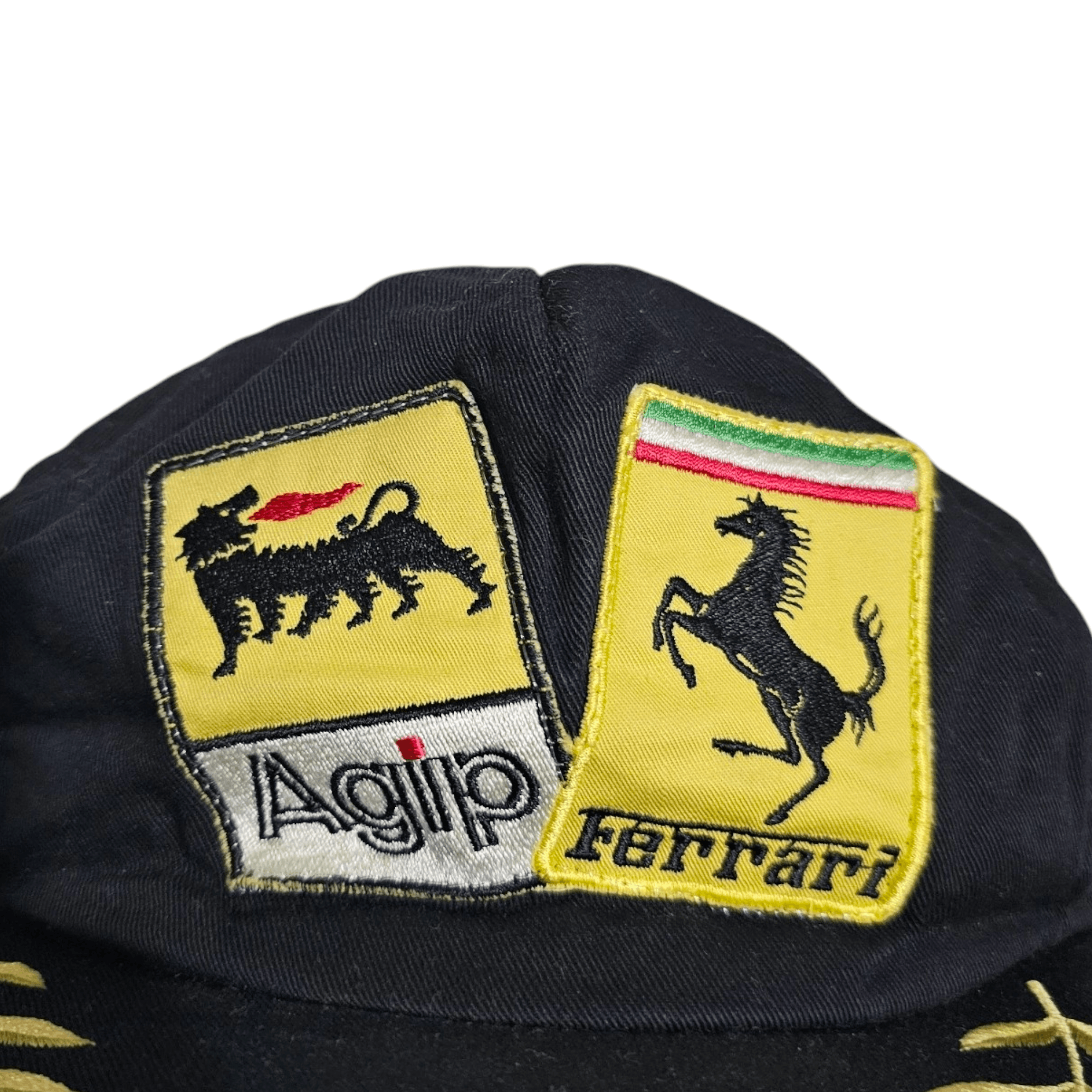 Ferrari × Vintage Ferrari 80's Rare Black Snapback Hat Size ONE SIZE - 3 Thumbnail