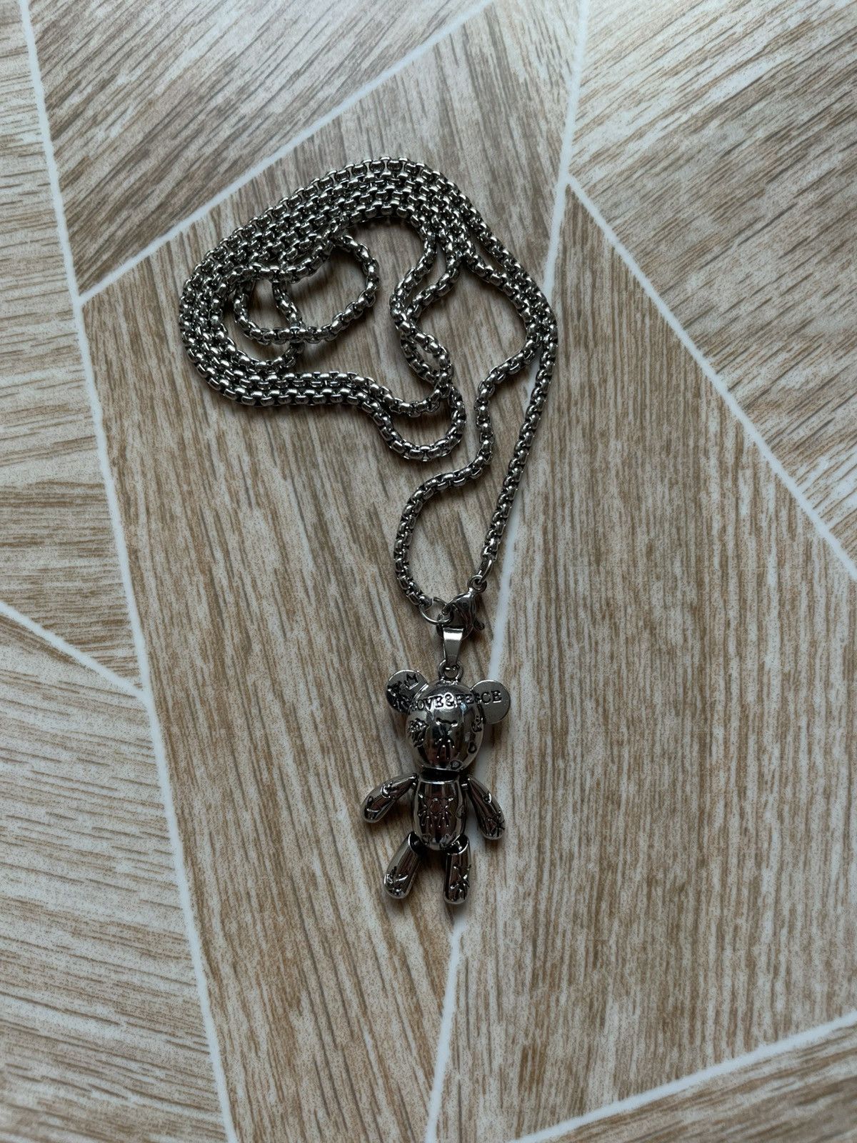 Japanese Brand × Jewelry Rare Avant Garde Y2K Chain Multi Logo Toy Bear Necklaces Size ONE SIZE - 4 Thumbnail