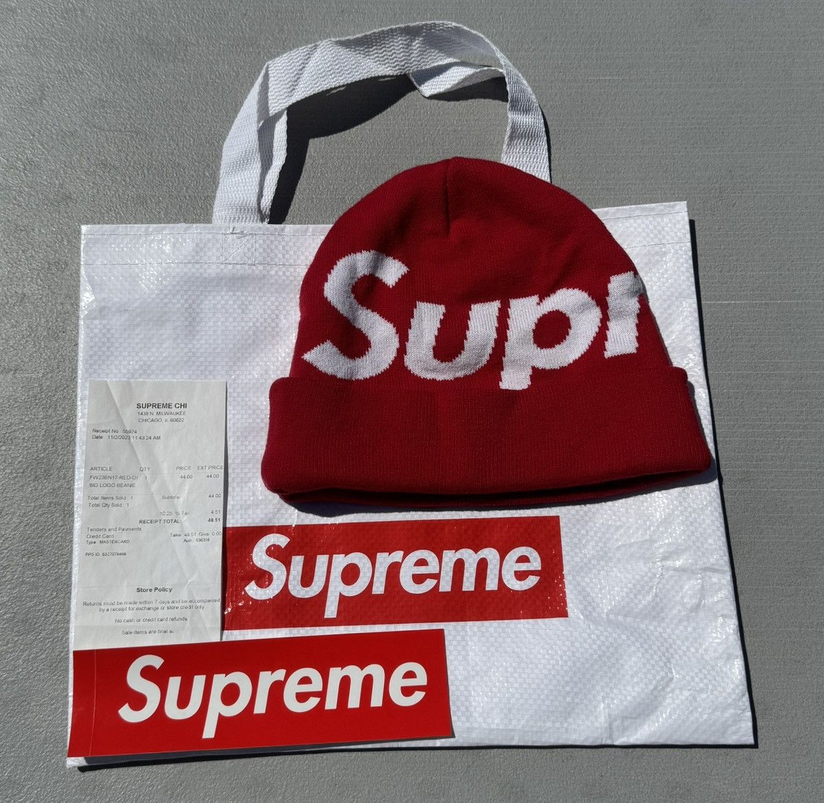 Supreme Supreme Big logo beanie Size ONE SIZE - 1 Thumbnail