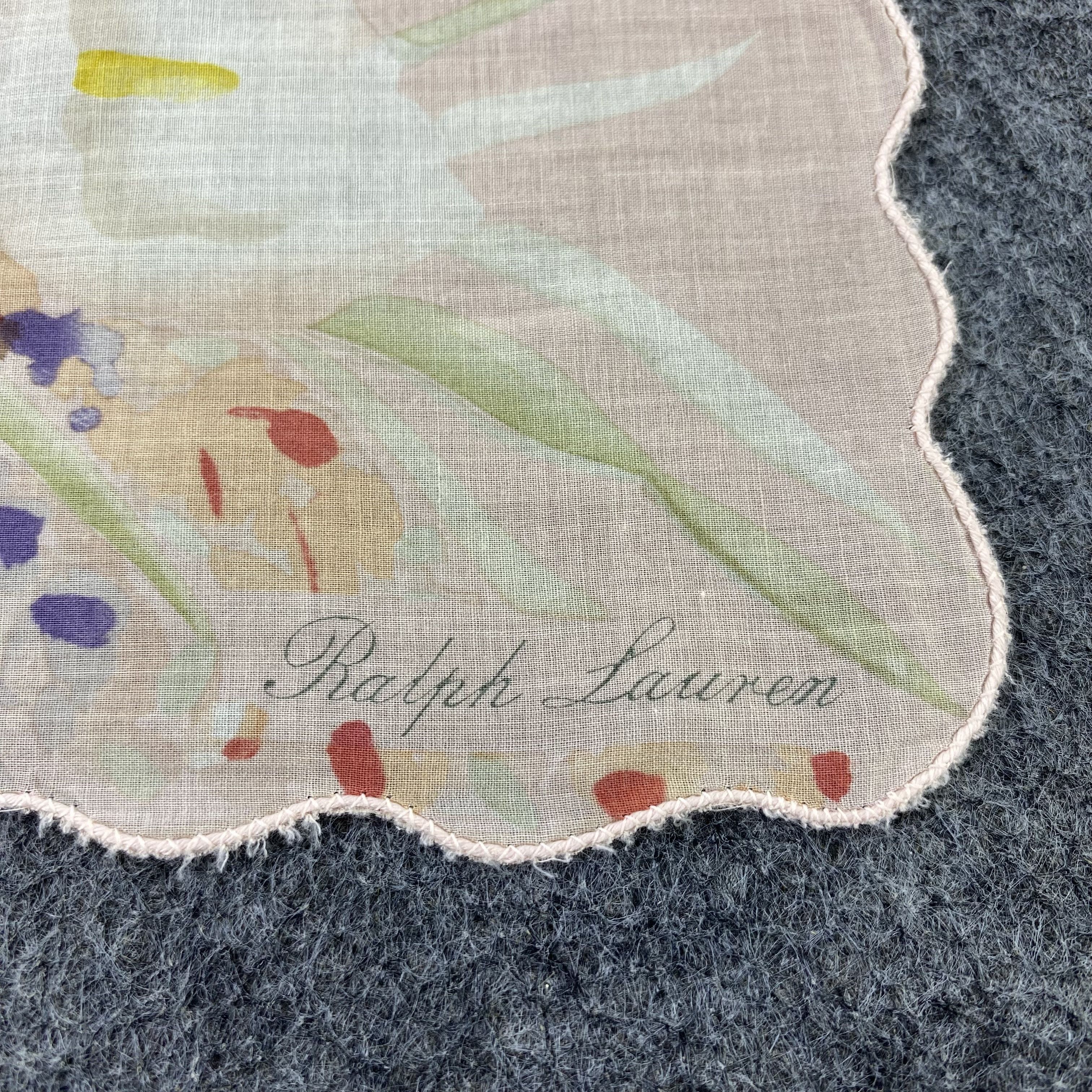 Ralph Lauren Ralph Lauren Handkerchief Neckerchief Bandana-B1913 Size ONE SIZE - 7 Thumbnail