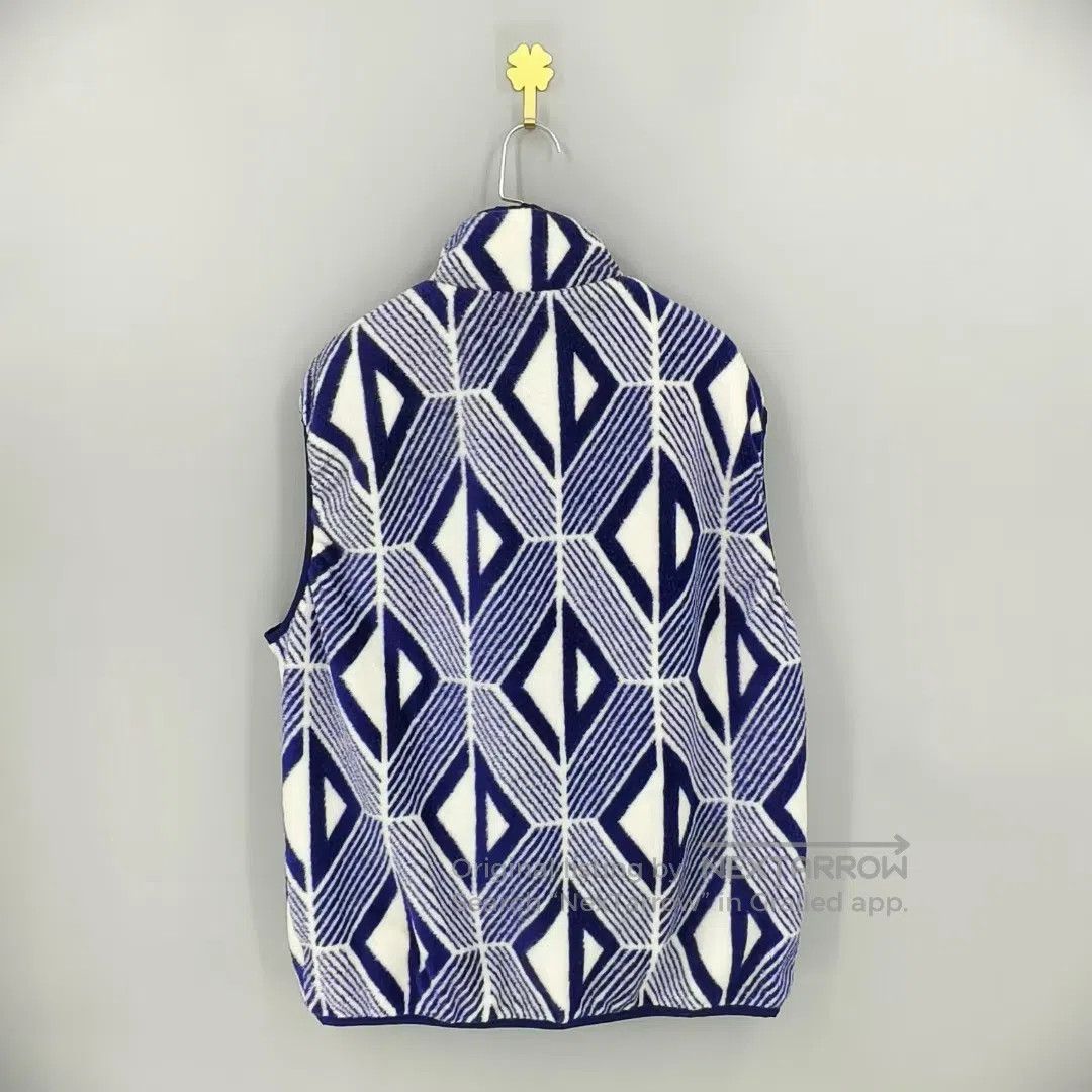 Dior Dior Blue Geometric Reversible Fleece Vest| Size L / US 10 / IT 46 - 2 Thumbnail