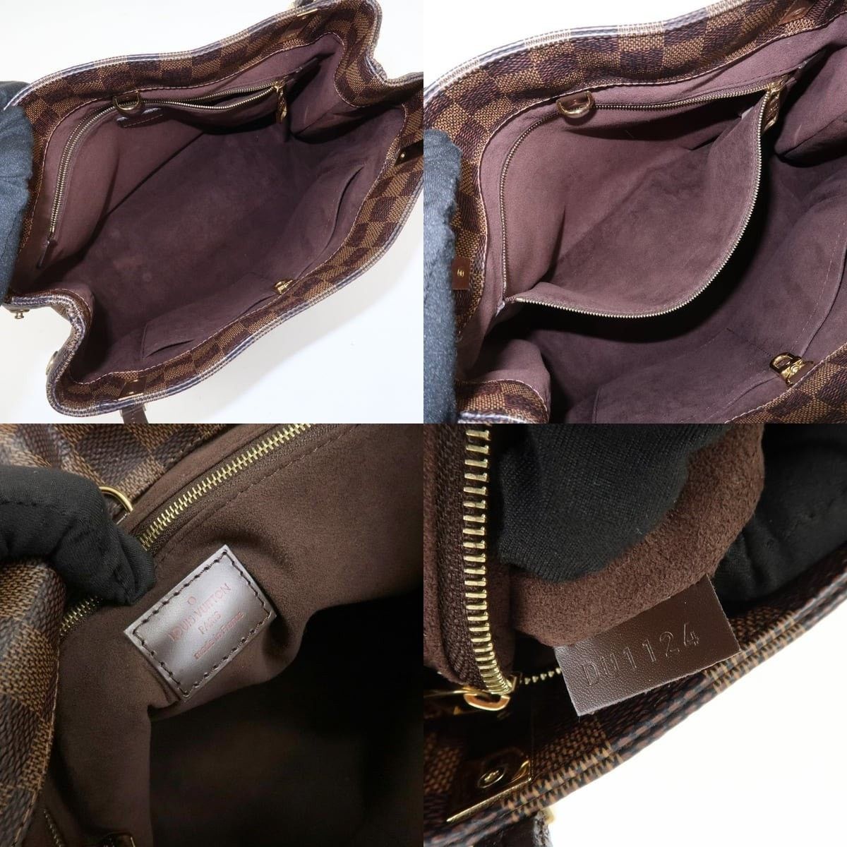 Louis Vuitton Louis Vuitton Damier Ebene Marylebone PM Shoulder Bag Brown Size ONE SIZE - 6 Thumbnail