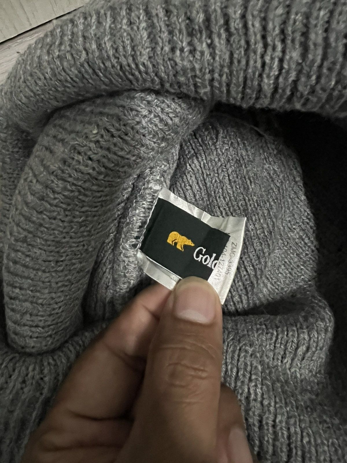 Golden Bear Golden Bear Spell Out Beanie Hat Size ONE SIZE - 6 Thumbnail