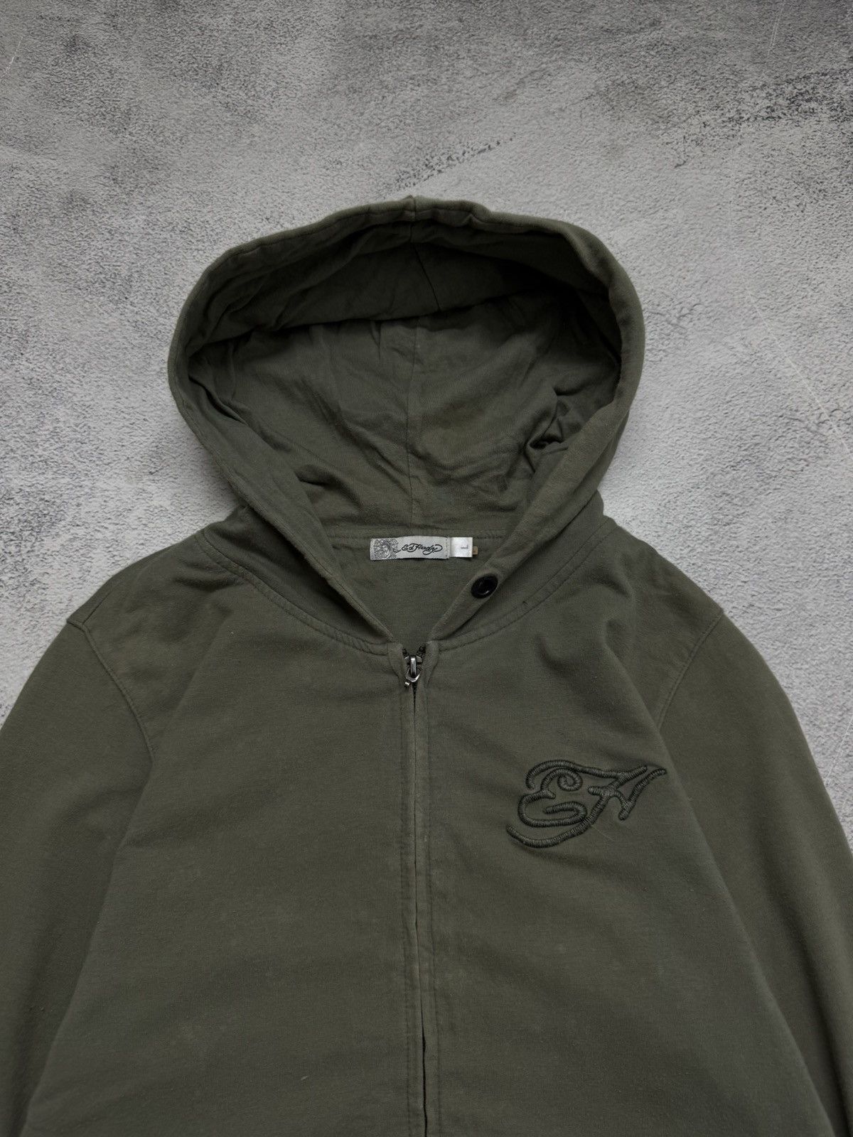 Ed Hardy Vintage Y2k Ed Hardy Tiger Zip Hoodie 00’s Size L / US 10 / IT 46 - 3 Thumbnail