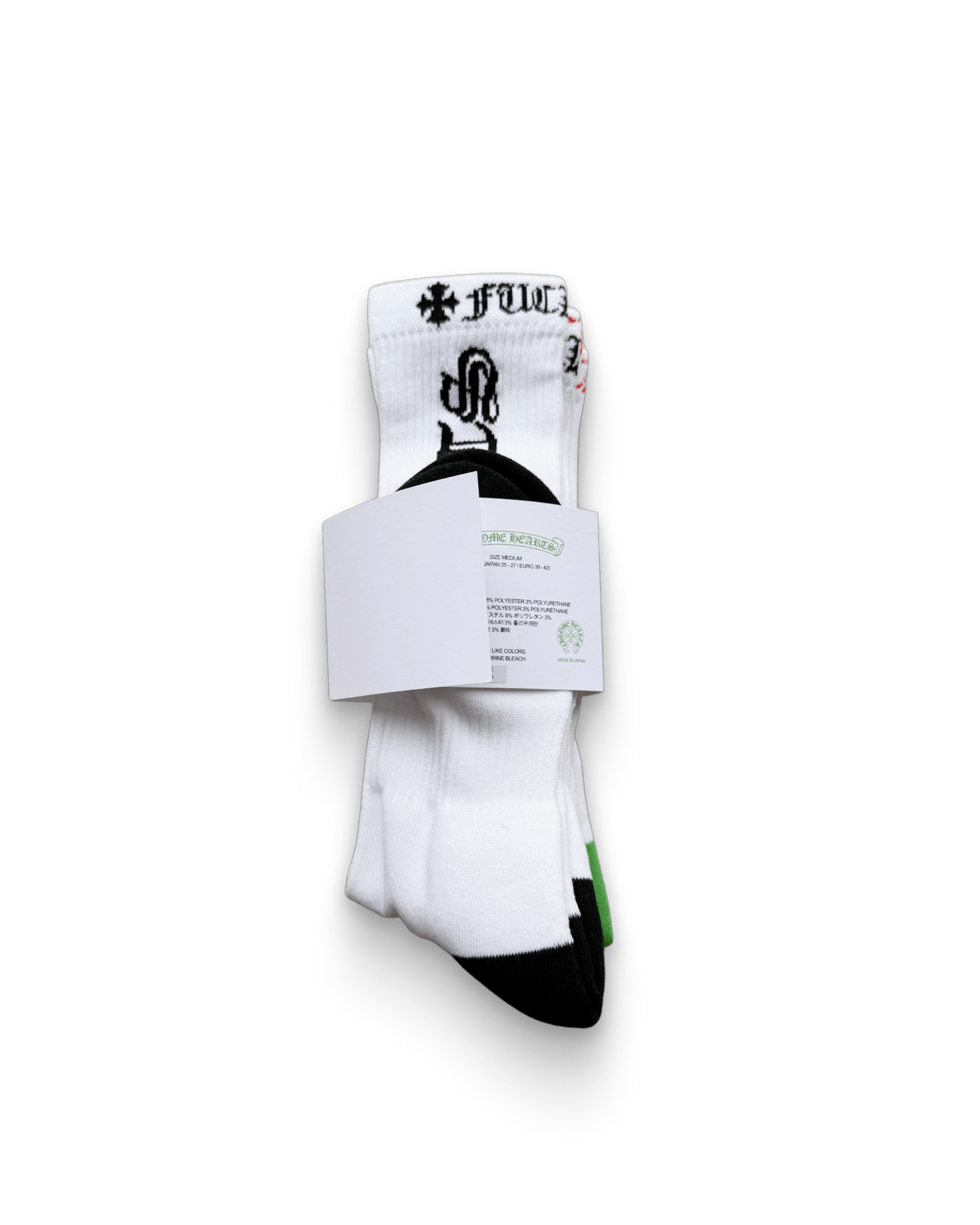 Chrome Hearts Chrome Hearts F*ck You Socks (3 Pairs) Size ONE SIZE - 6 Thumbnail