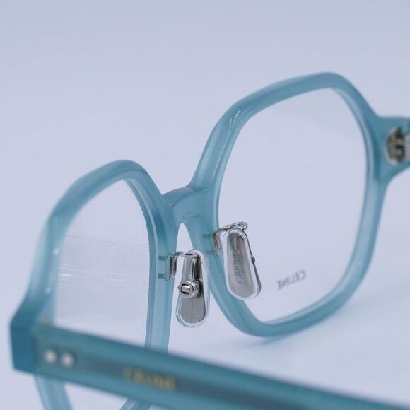 Celine 🕶️ New Celine CL50142F 093 Eyeglasses - Shiny Lime Size ONE SIZE - 5 Thumbnail