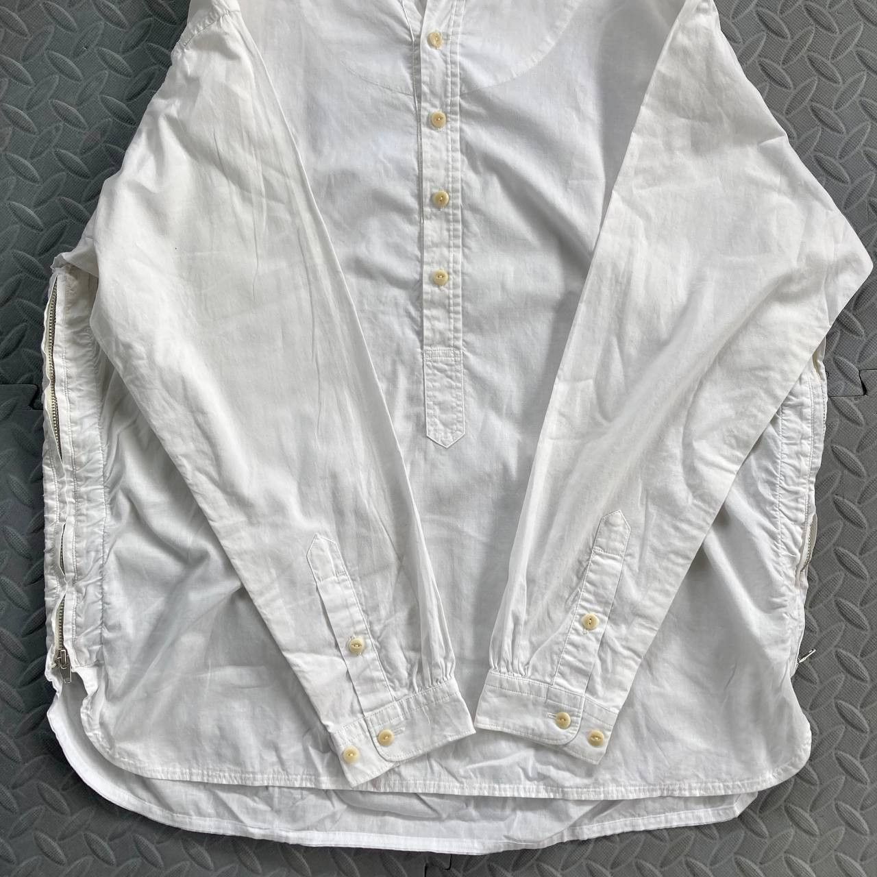 John Undercover Mandarin Collar Side Zipper Traditional Shirt Size US XL / EU 56 / 4 - 5 Thumbnail