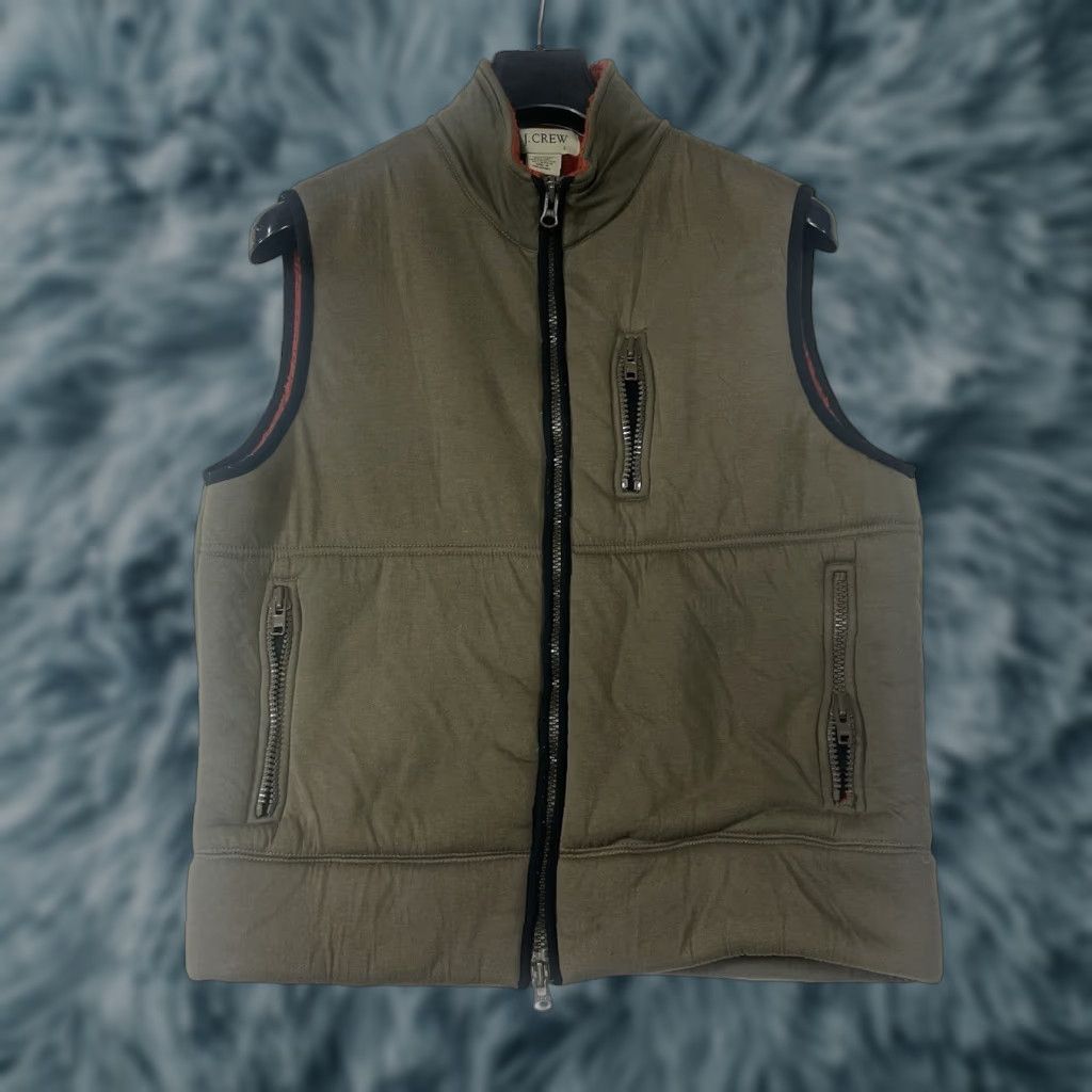 J.Crew J.Crew Vest Outdoor Gear L Brown Thick Fleece Lined Pockets Zip Mock Neck Large Mens Regular Size Vest Brown #J.CREW Size US L / EU 52-54 / 3 - 1 Thumbnail
