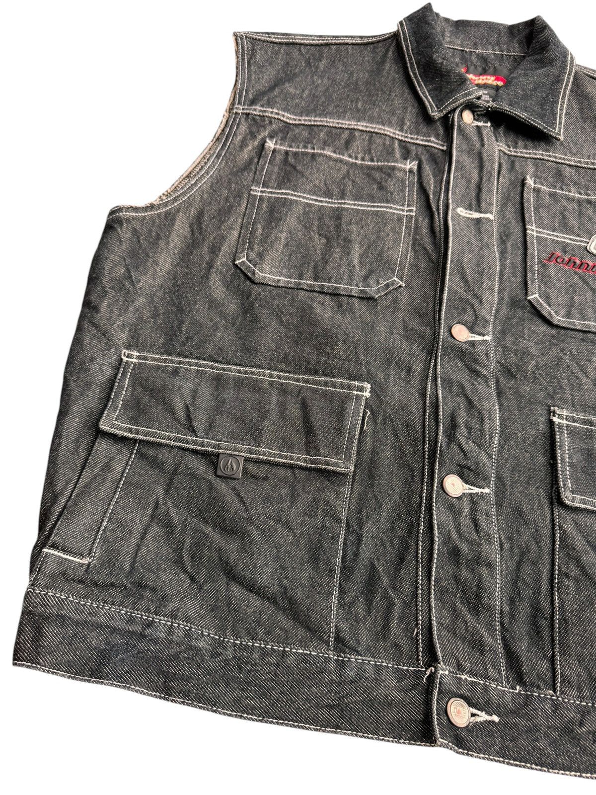 JNCO Vintage Johnny Blazer Sleeve Less Embroidery Jacket Size US L / EU 52-54 / 3 - 4 Thumbnail