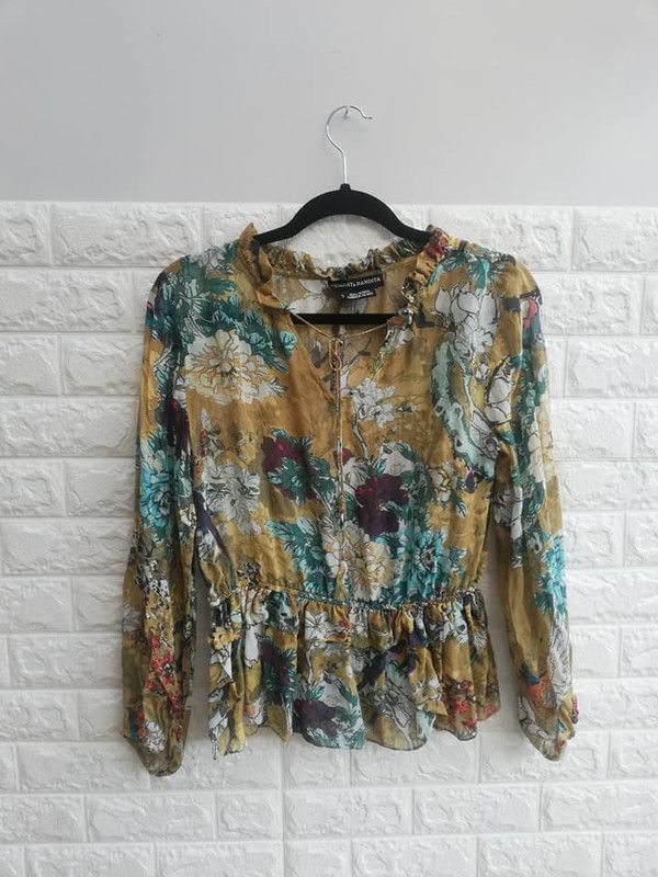Hemant & Nandita Hemant&Nandita silk blouse S Size S / US 4 / IT 40 - 3 Thumbnail