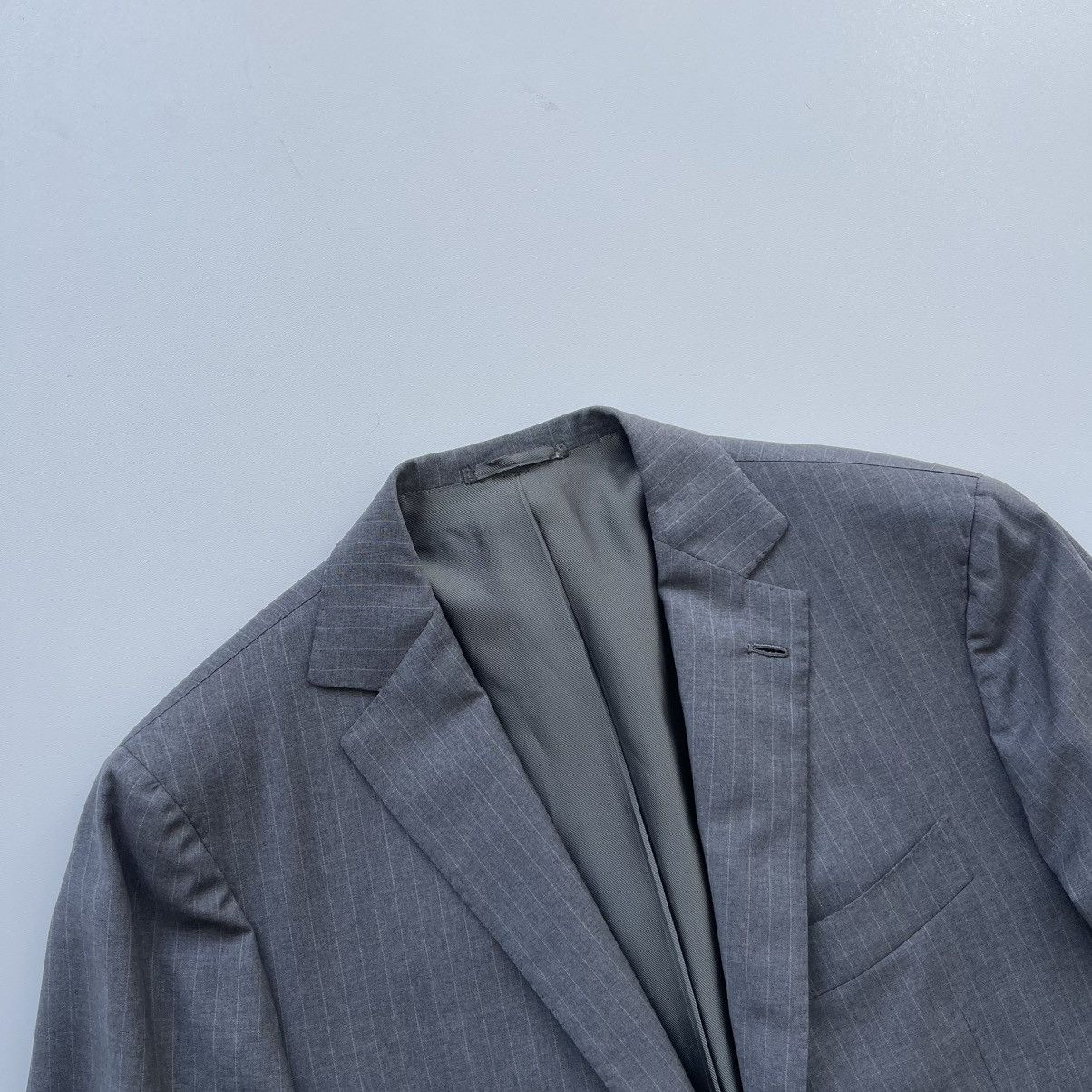 Designer × Luigi Borrelli Borrelli Napoli Royal Collection Wool Three-Button Blazer Size 50R - 2 Thumbnail