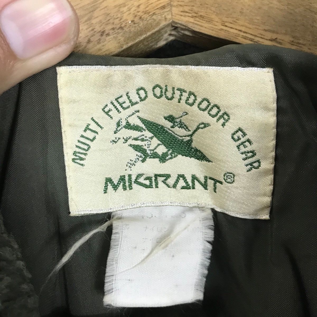 Vintage Vintage Migrant Full Zipper Flight Bomber Jacket Size US L / EU 52-54 / 3 - 5 Thumbnail