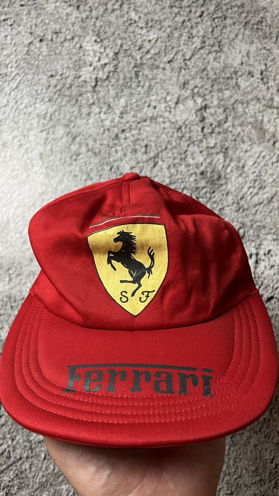Ferrari VTG 70-80-90’s Ferrari skuderia F1 formula uno one cap hat Size ONE SIZE - 1 Thumbnail