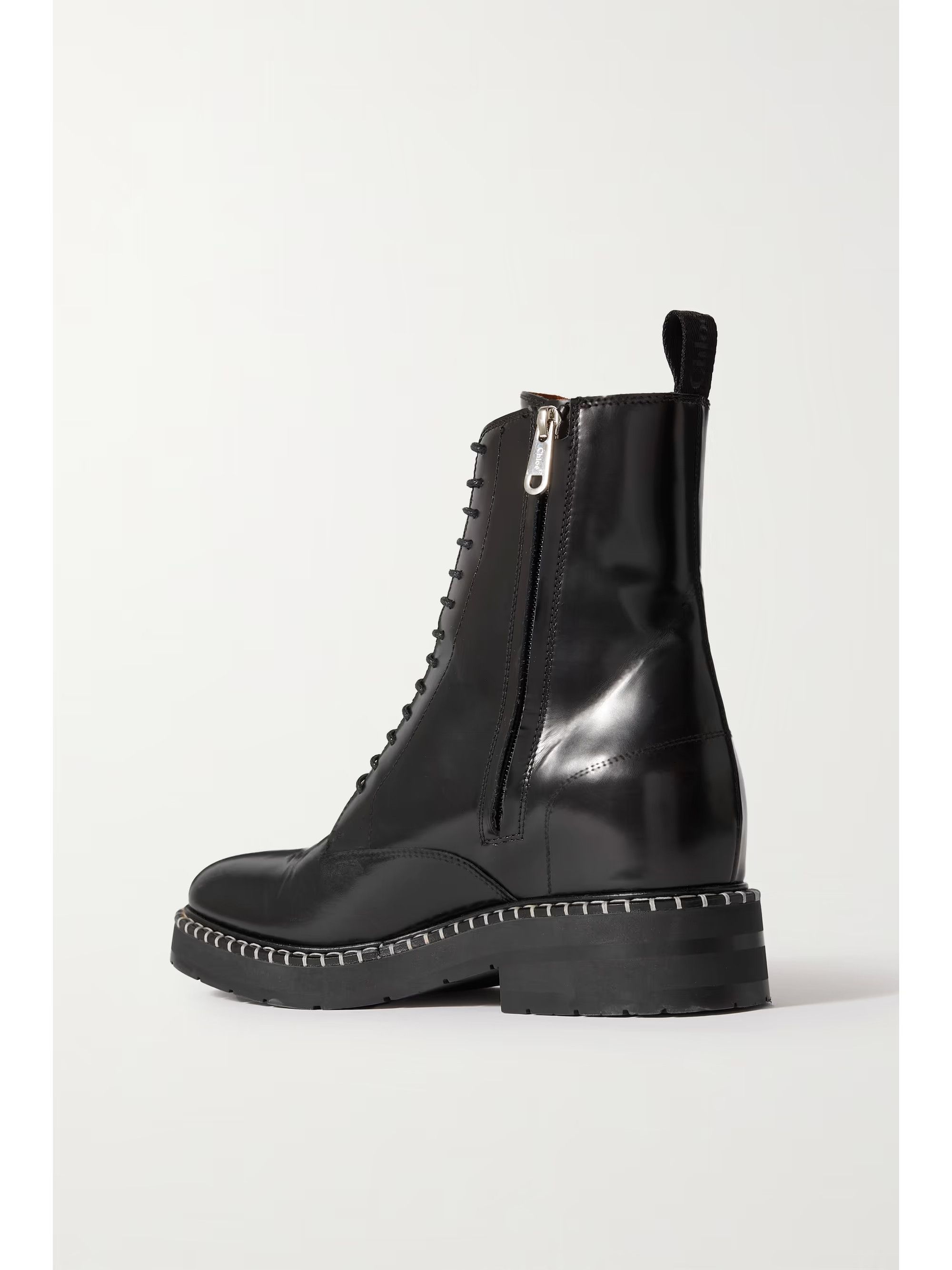 Chloe o1loc1c0425 CHC23 Noua Ankle Boots in Black Size US 8 / IT 38 - 3 Thumbnail