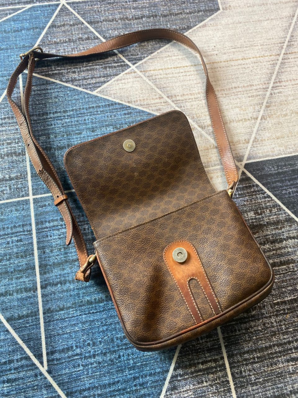 Celine × Vintage Vintage Celine Macadam Shoulder Bag Size ONE SIZE - 14 Thumbnail