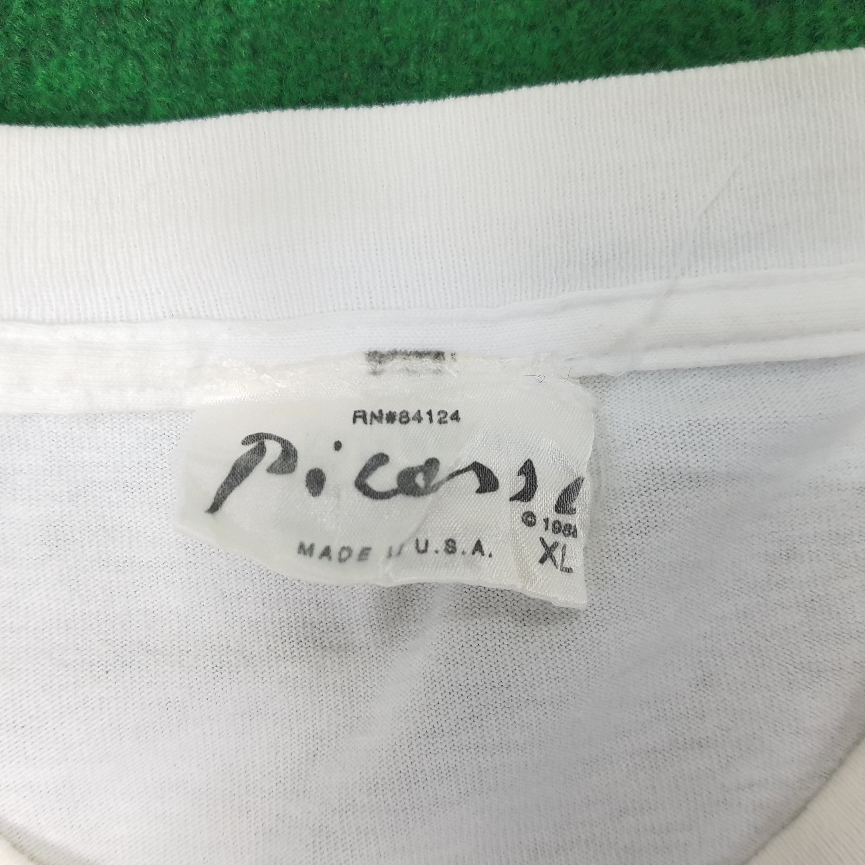 Vintage Vintage PICASSO Art by Ralph Marlin Tshirt Size US L / EU 52-54 / 3 - 6 Thumbnail
