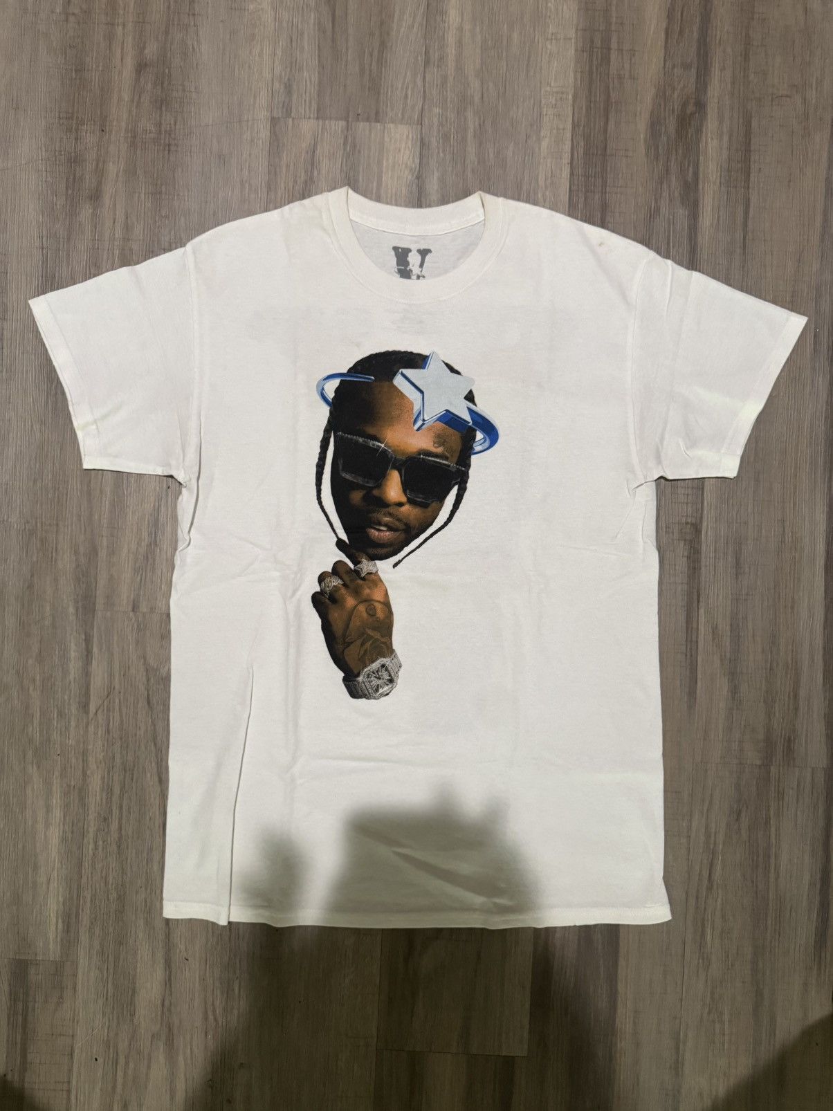 Vlone Vlone x Pop Smoke T shirt | Grailed