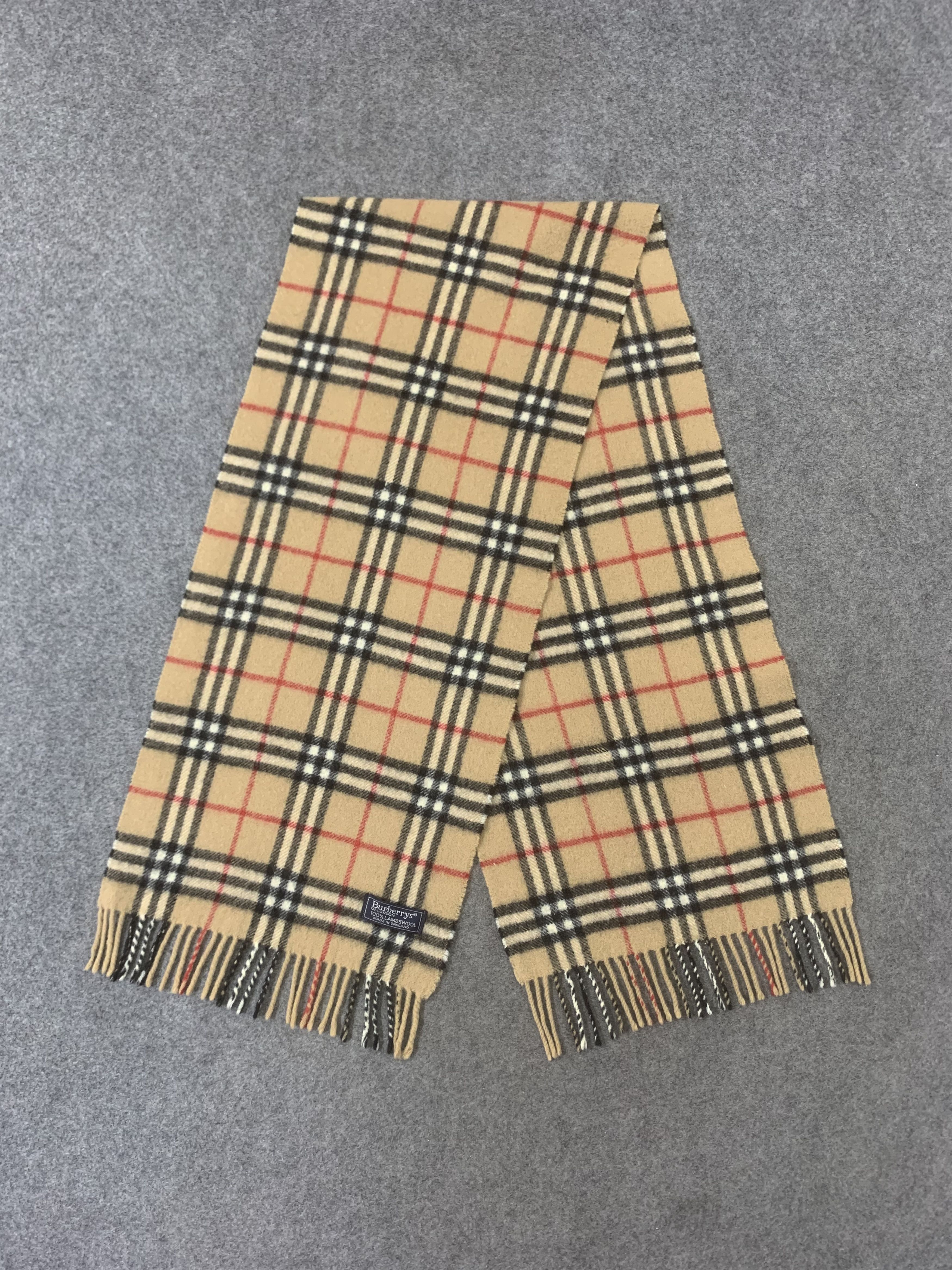 Burberry Burberry Scarf Wool Muffler Neck Wrap BL9262 Size ONE SIZE - 4 Thumbnail