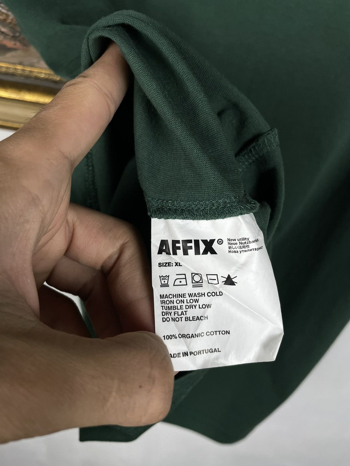 AFFXWRKS Affix Works Green Tee Big Logo Streetwear Size US XL / EU 56 / 4 - 11 Thumbnail