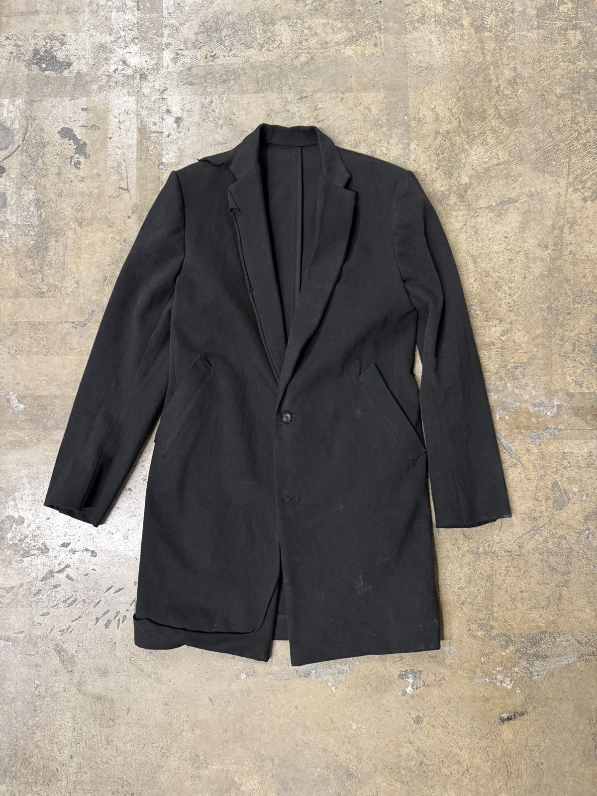 ALEXANDER DIGENOVA Alexander Digenova Black Limo Long Coat Size US L / EU 52-54 / 3 - 1 Thumbnail