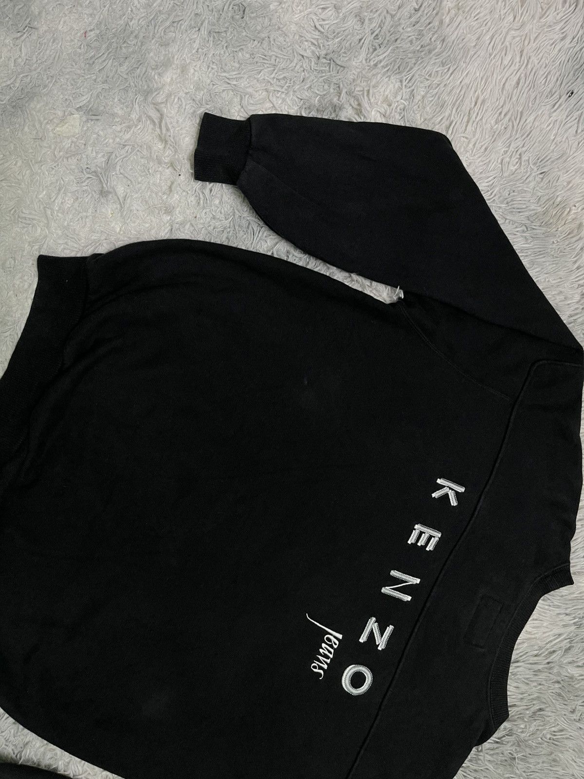 Kenzo 90s KENZO JEANS EMBROIDERY SPELL OUT SWEATSHIRT Size US M / EU 48-50 / 2 - 10 Thumbnail
