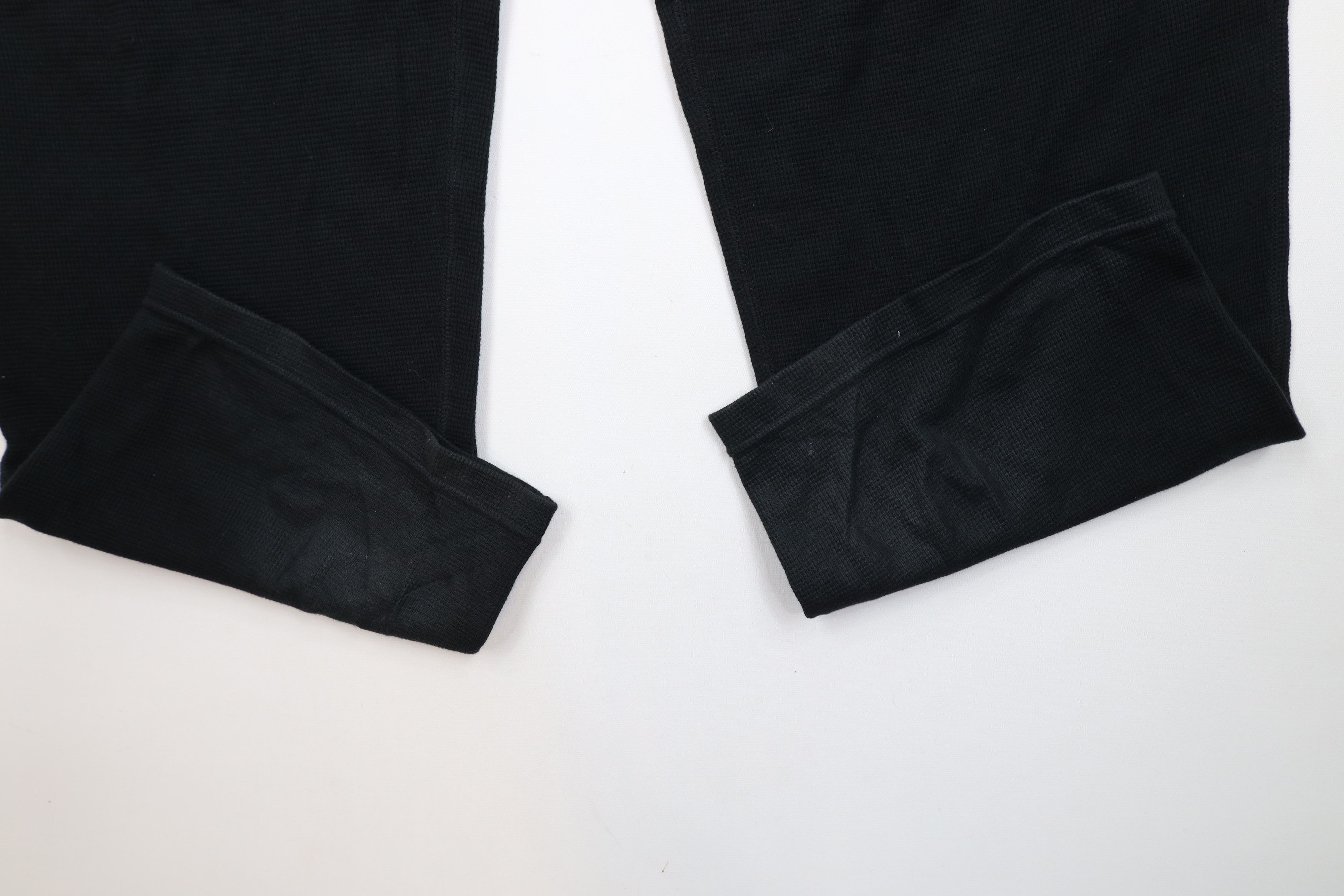 Ralph Lauren × Vintage Vintage Ralph Lauren Waffle Knit Wide Leg Pants Black Size US 36 / EU 52 - 5 Thumbnail